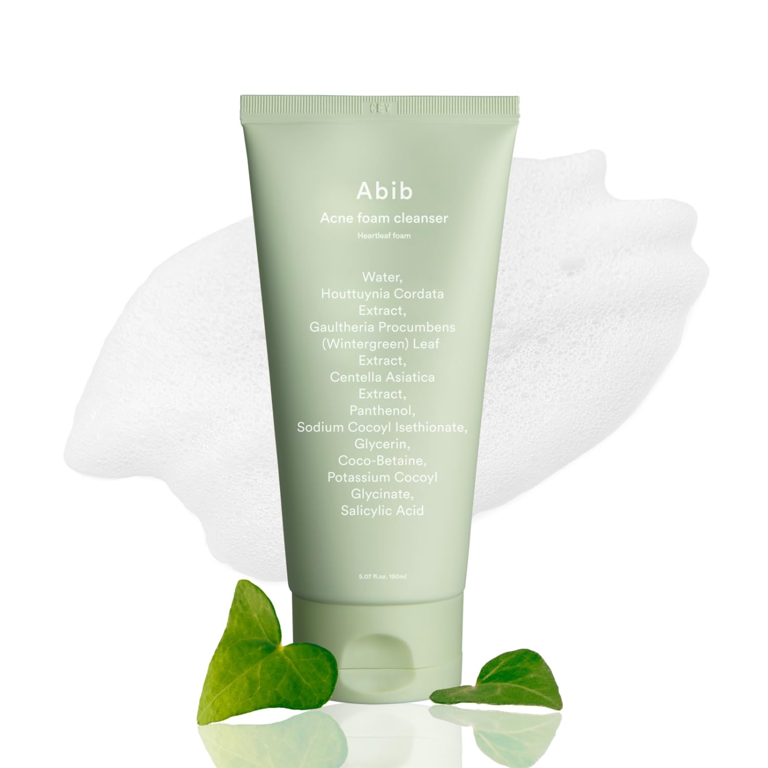 Foto 2 pulgar | Limpiador En Espuma Para Acné Cleanser Abib Heartleaf, 150 Ml Con Pantenol - Venta Internacional.