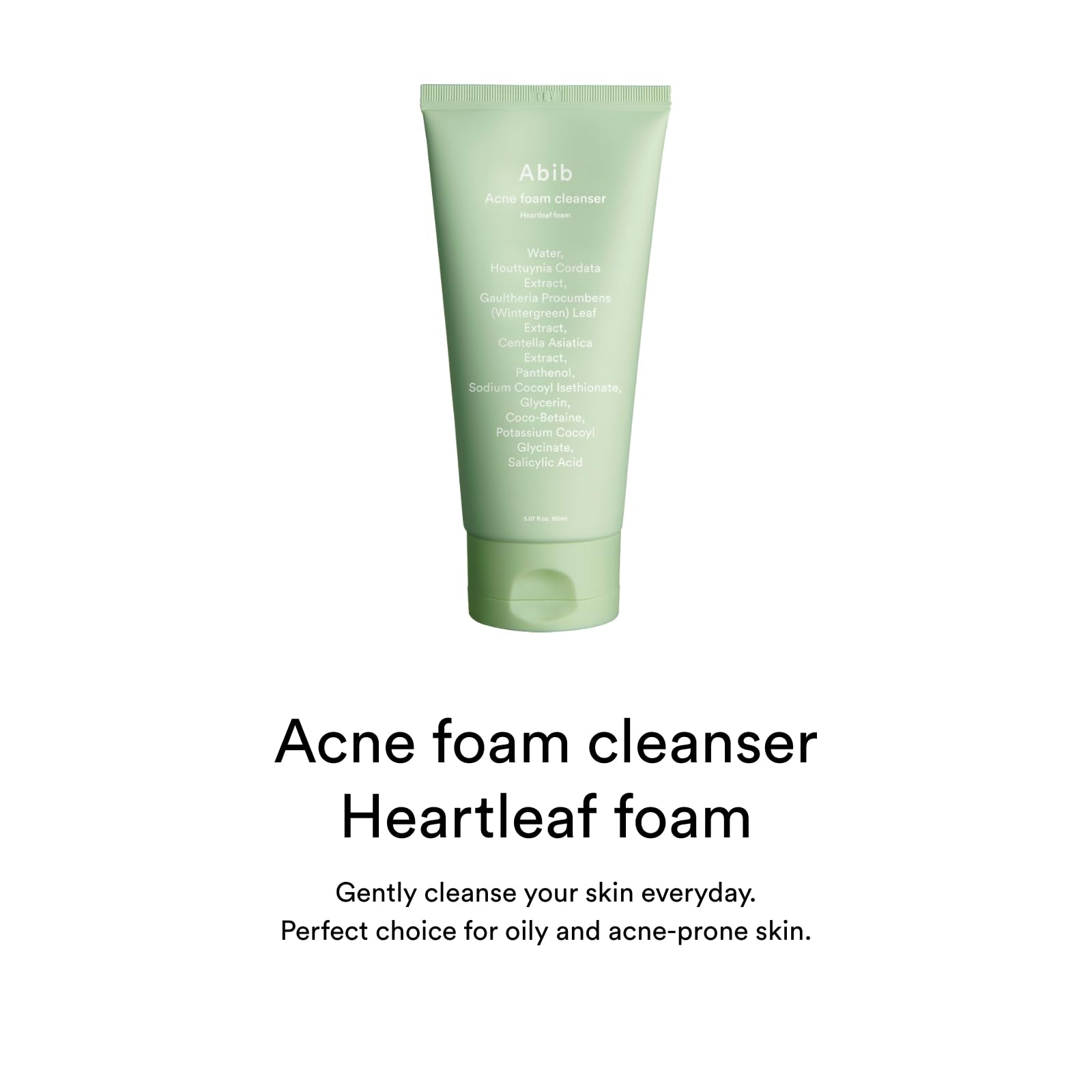 Foto 3 pulgar | Limpiador En Espuma Para Acné Cleanser Abib Heartleaf, 150 Ml Con Pantenol - Venta Internacional.