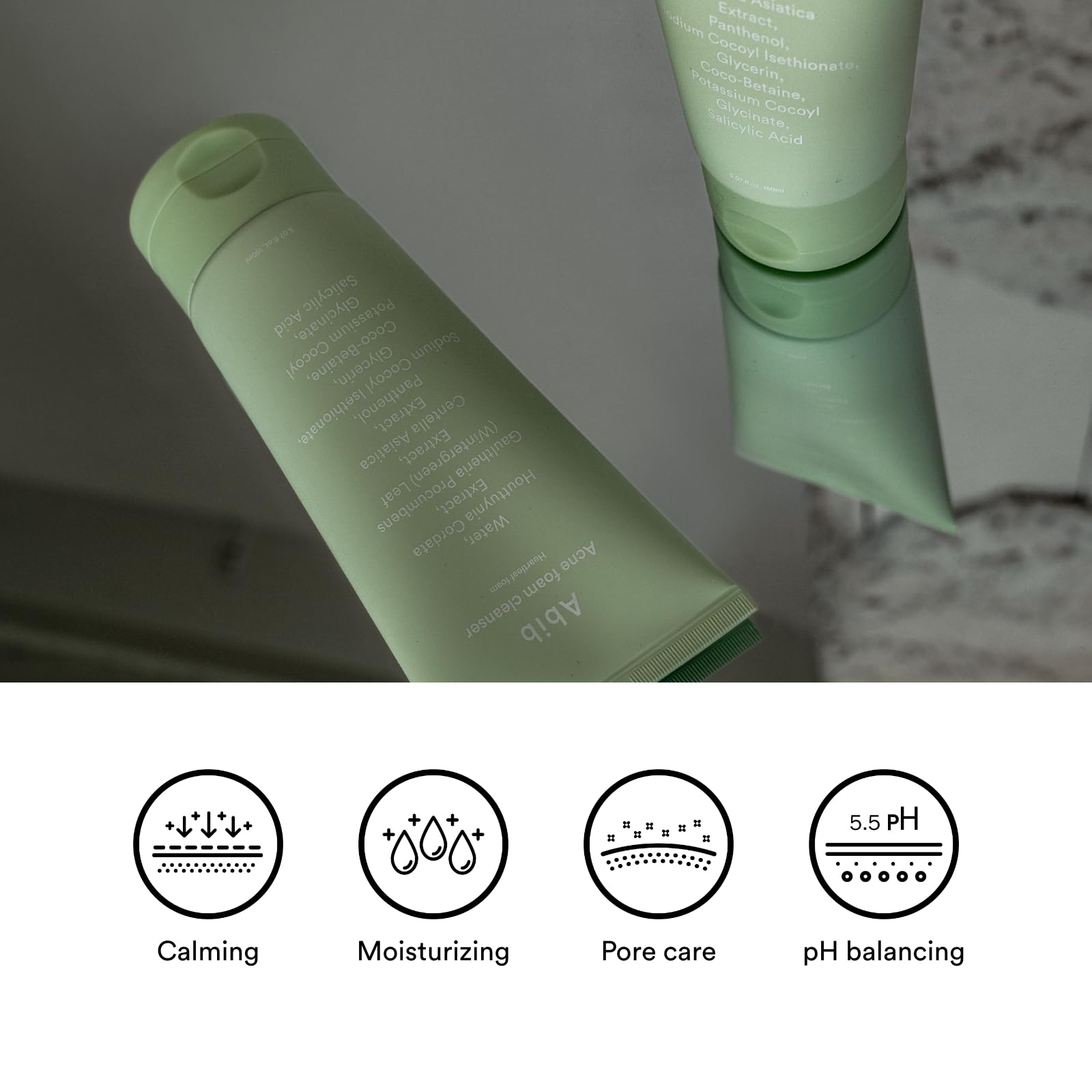 Foto 4 pulgar | Limpiador En Espuma Para Acné Cleanser Abib Heartleaf, 150 Ml Con Pantenol - Venta Internacional.