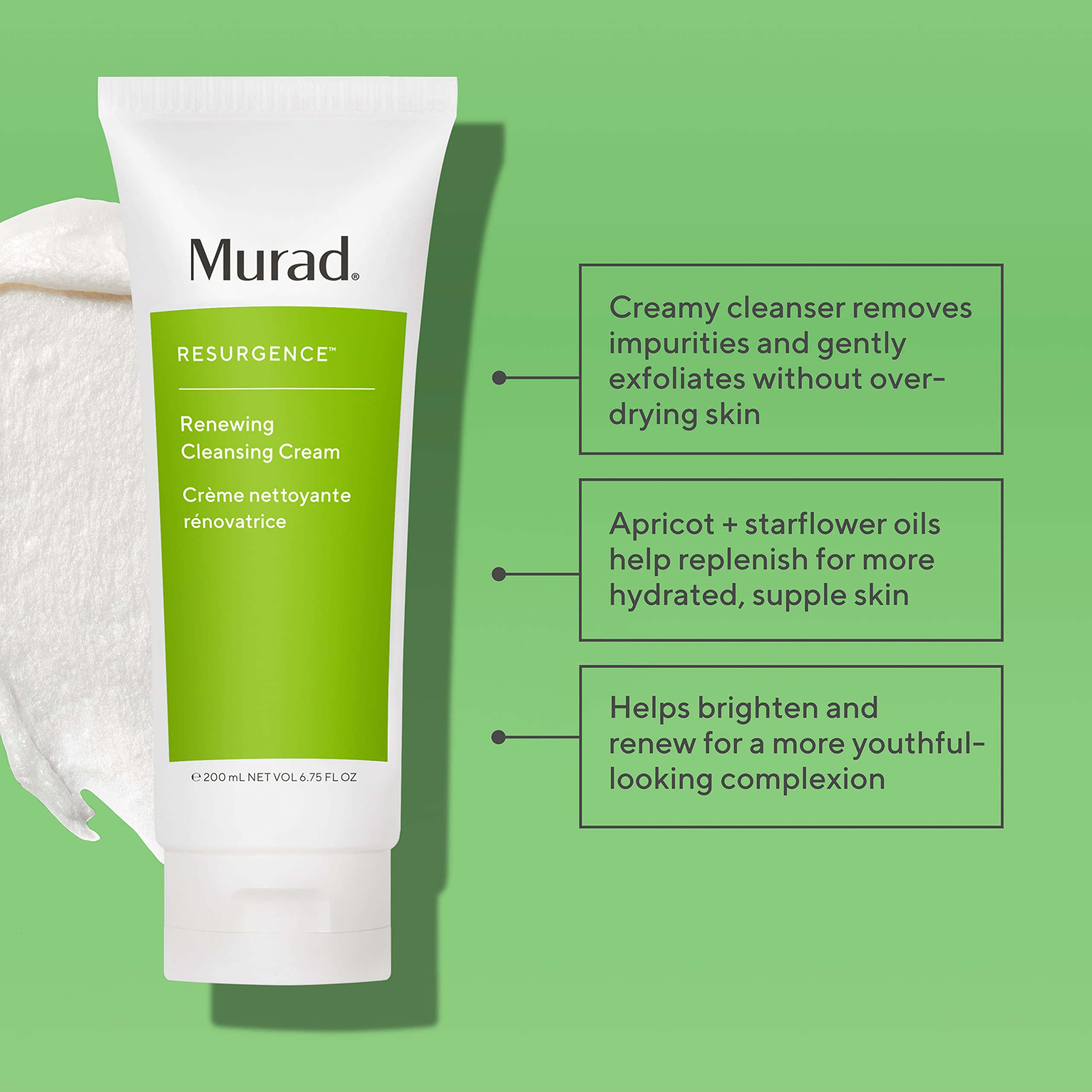 Foto 3 pulgar | Crema Limpiadora Murad Renewing Resurgence Anti-aging 200 Ml - Venta Internacional.