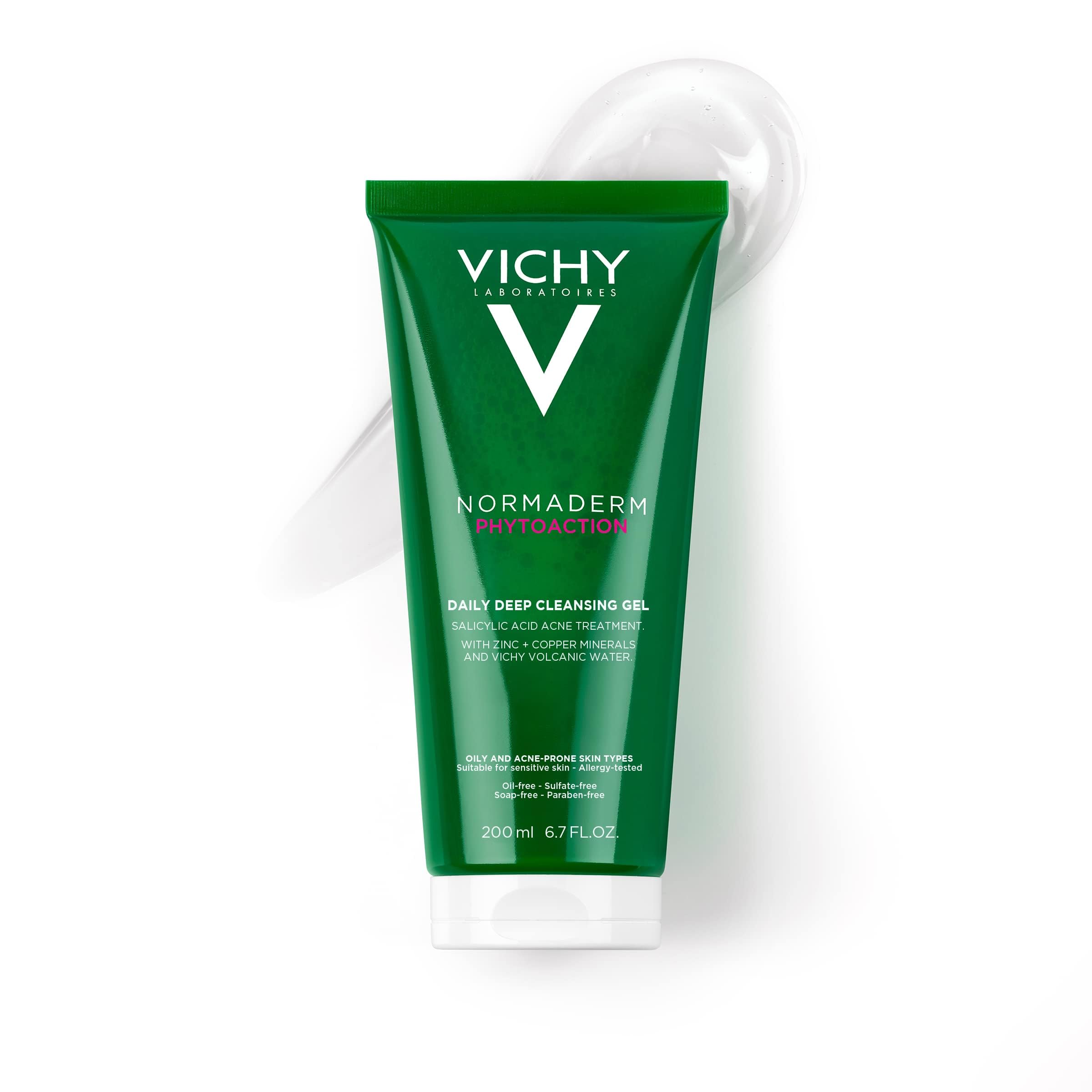 Gel De Lavado Facial Vichy Normaderm Daily Acne Con Ácido Salicílico Al 0,5% - Venta Internacional.