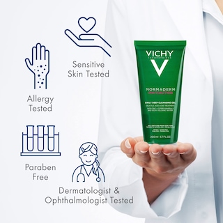 Foto 4 | Gel De Lavado Facial Vichy Normaderm Daily Acne Con Ácido Salicílico Al 0,5% - Venta Internacional.