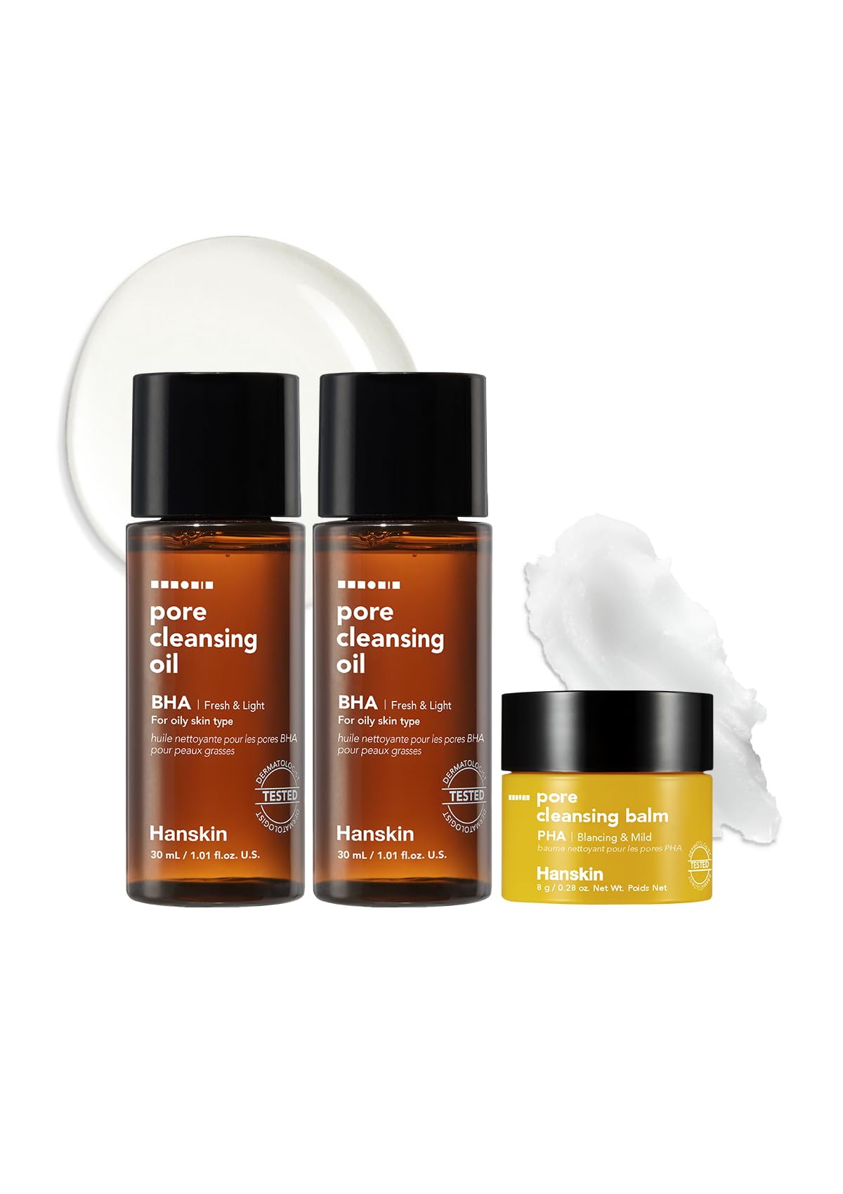 Set Desmaquillante Hanskin Bha, Aceite Limpiador De Poros, 30 Ml, 2 Unidades - Venta Internacional.