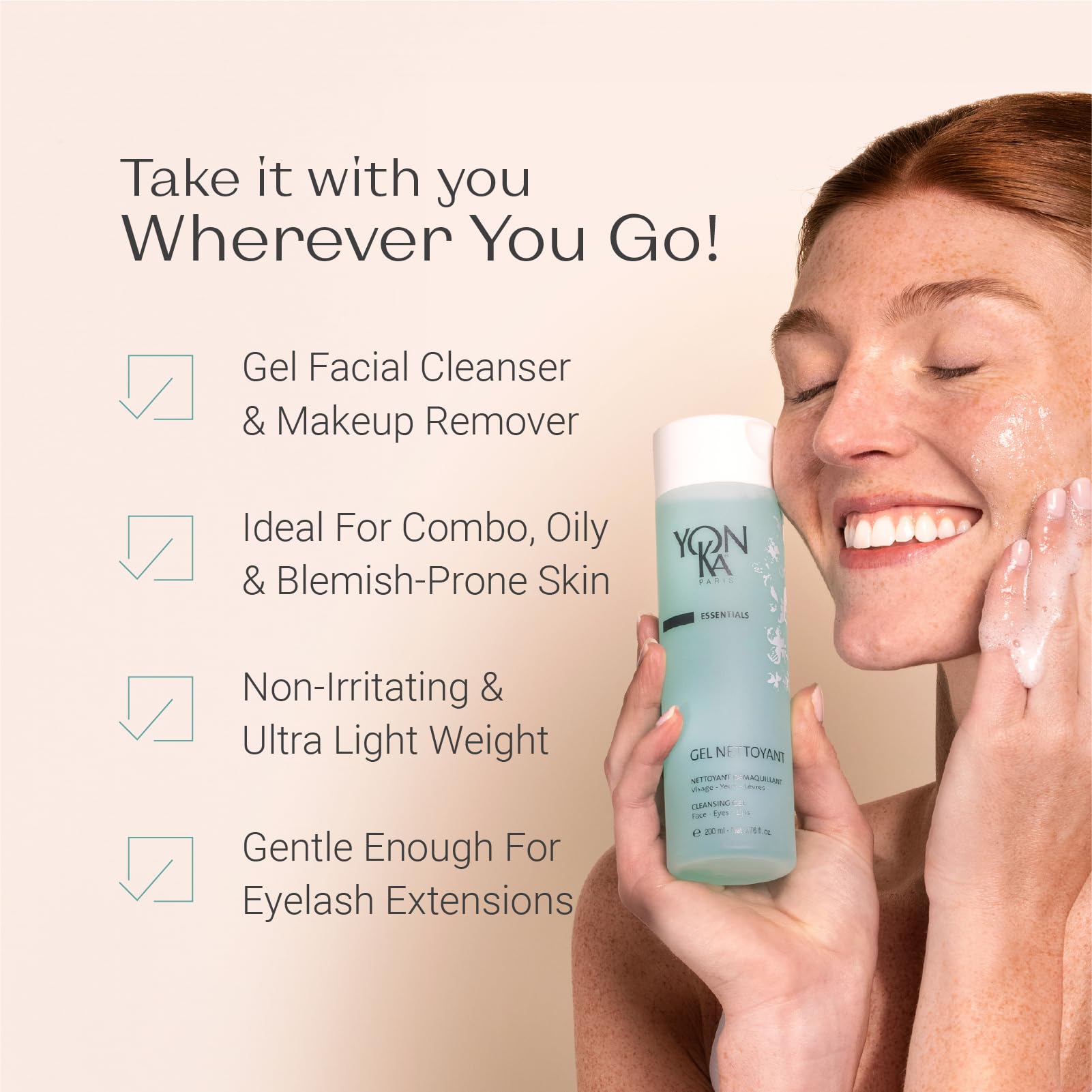 Foto 3 pulgar | Gel Limpiador Yonka, Desmaquillante Suave Y Espumoso, 75 Ml - Venta Internacional.