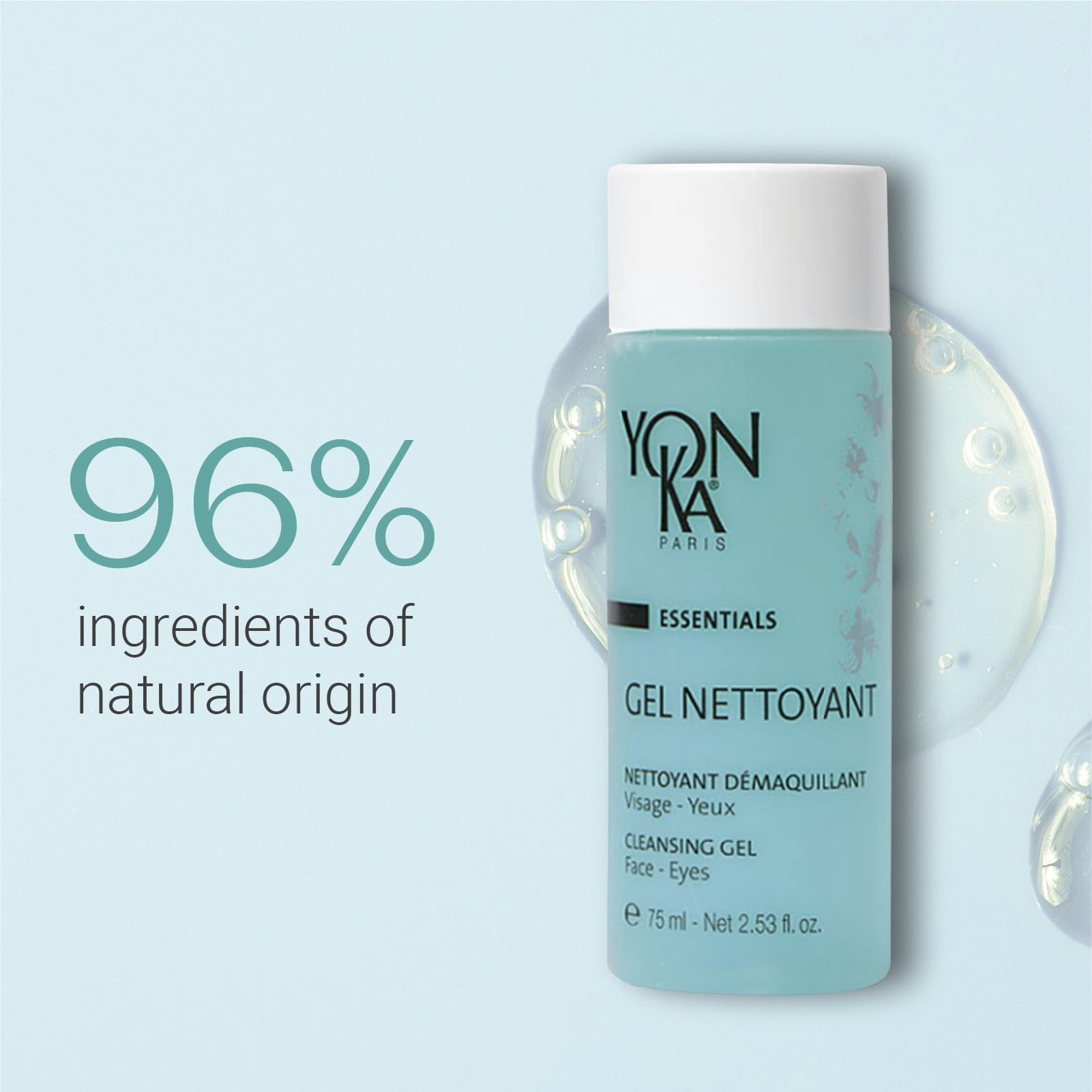 Foto 6 pulgar | Gel Limpiador Yonka, Desmaquillante Suave Y Espumoso, 75 Ml - Venta Internacional.