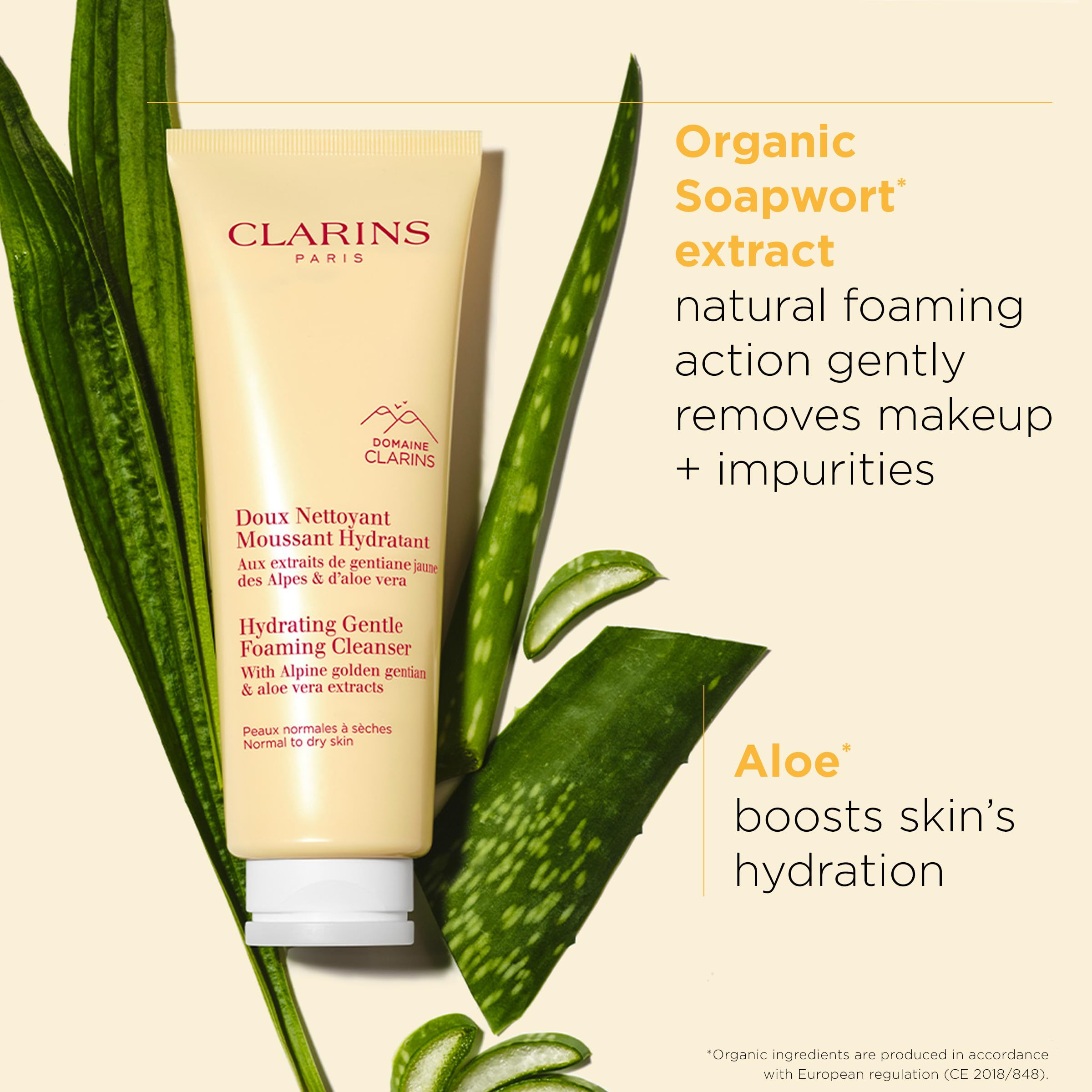 Foto 5 pulgar | Limpiador Facial Clarins Hidrating Suave Foaming 125 Ml - Venta Internacional.