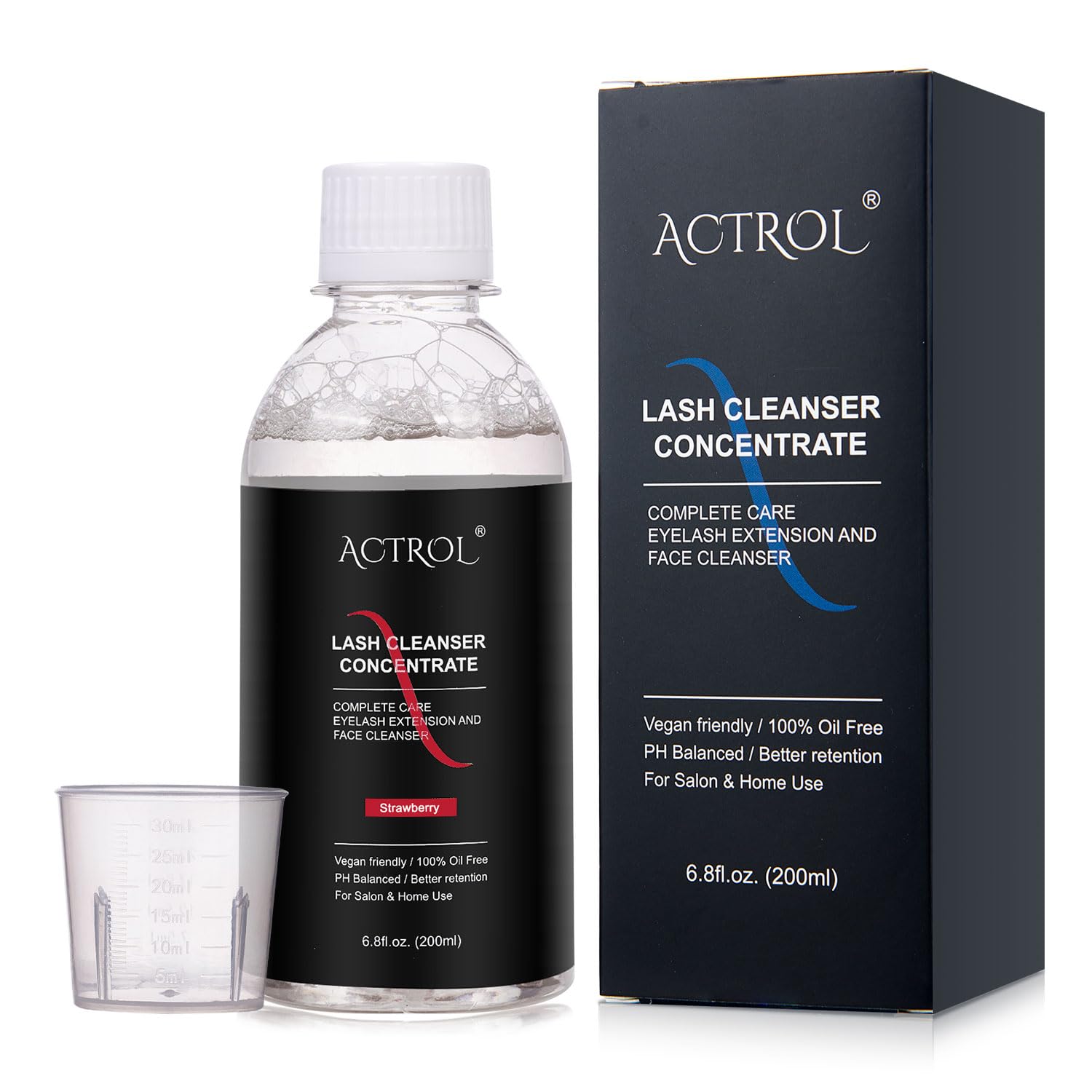 Limpiador De Pestañas Concentrado Actrol Fresa 200 Ml - Venta Internacional.