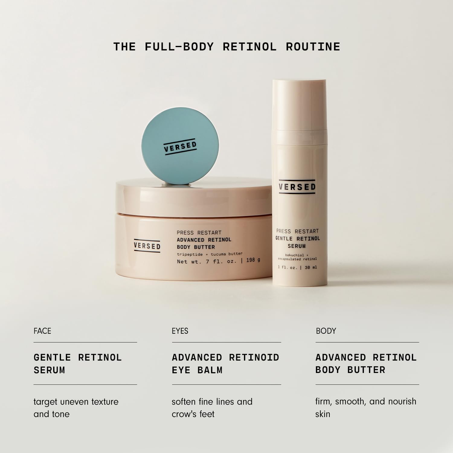 Foto 7 pulgar | Crema Corporal Versed Advanced Retinol, 200 Ml, Reafirmante Para La Piel - Venta Internacional.