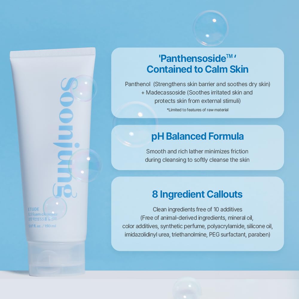 Foto 4 pulgar | Limpiador En Espuma Etude Soonjung 5.5 150 Ml Para Piel Sensible - Venta Internacional.