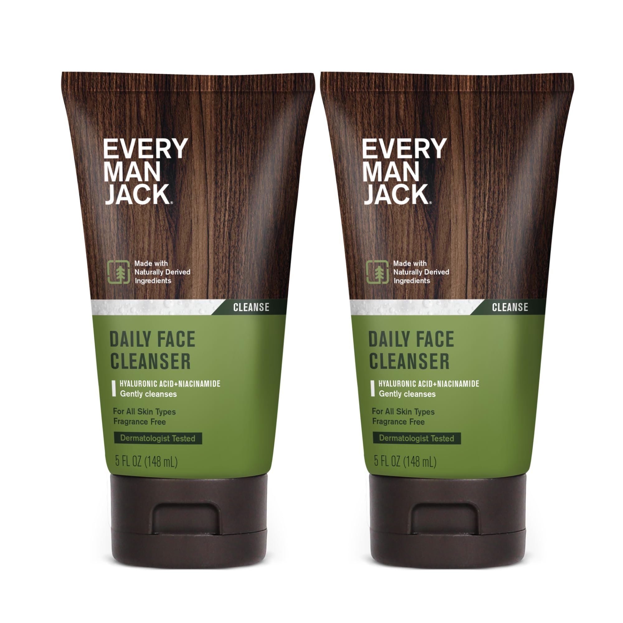 Jabón Facial Every Man Jack Daily Para Hombre, 150 Ml Con Ácido Hialurónico - Venta Internacional.