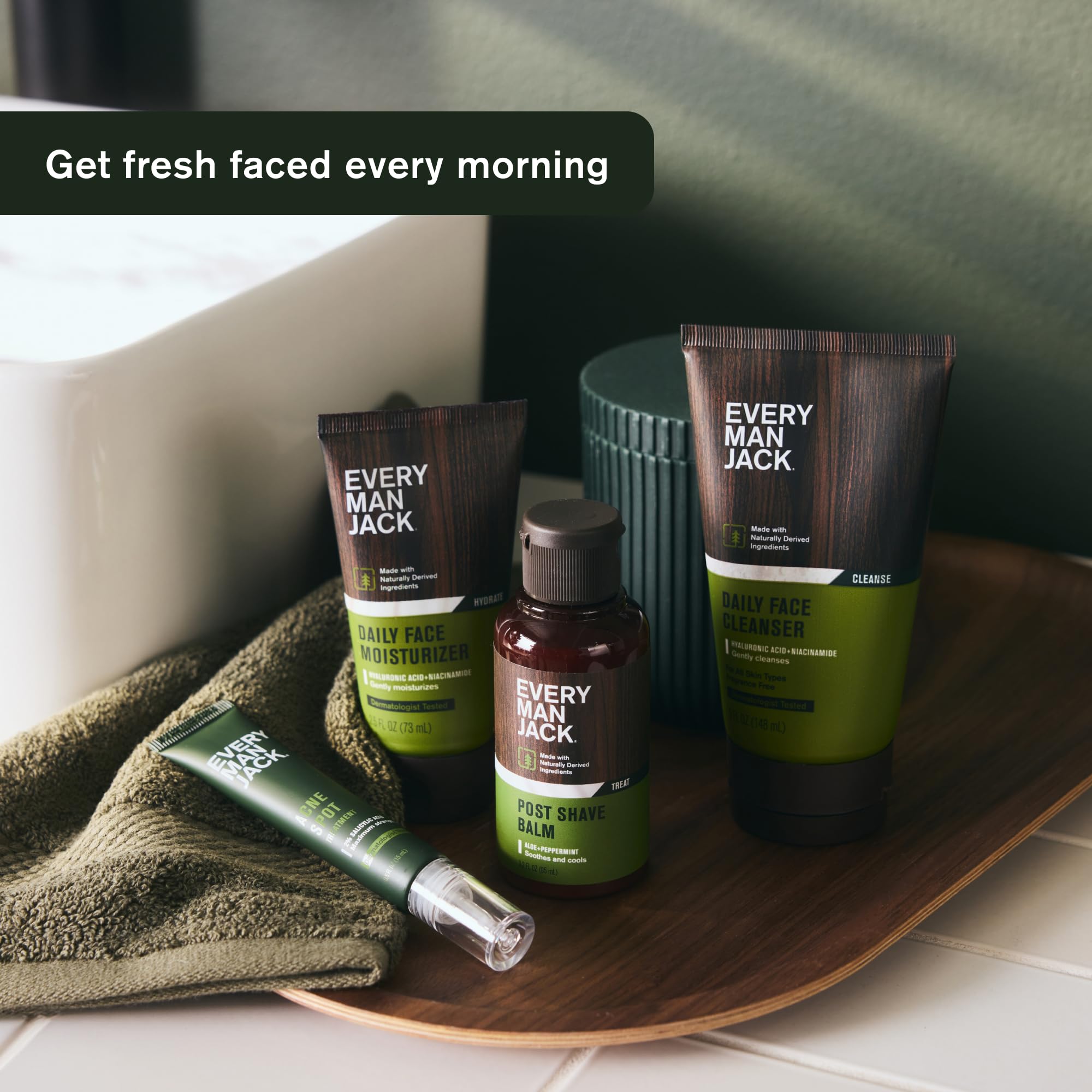 Foto 4 pulgar | Jabón Facial Every Man Jack Daily Para Hombre, 150 Ml Con Ácido Hialurónico - Venta Internacional.