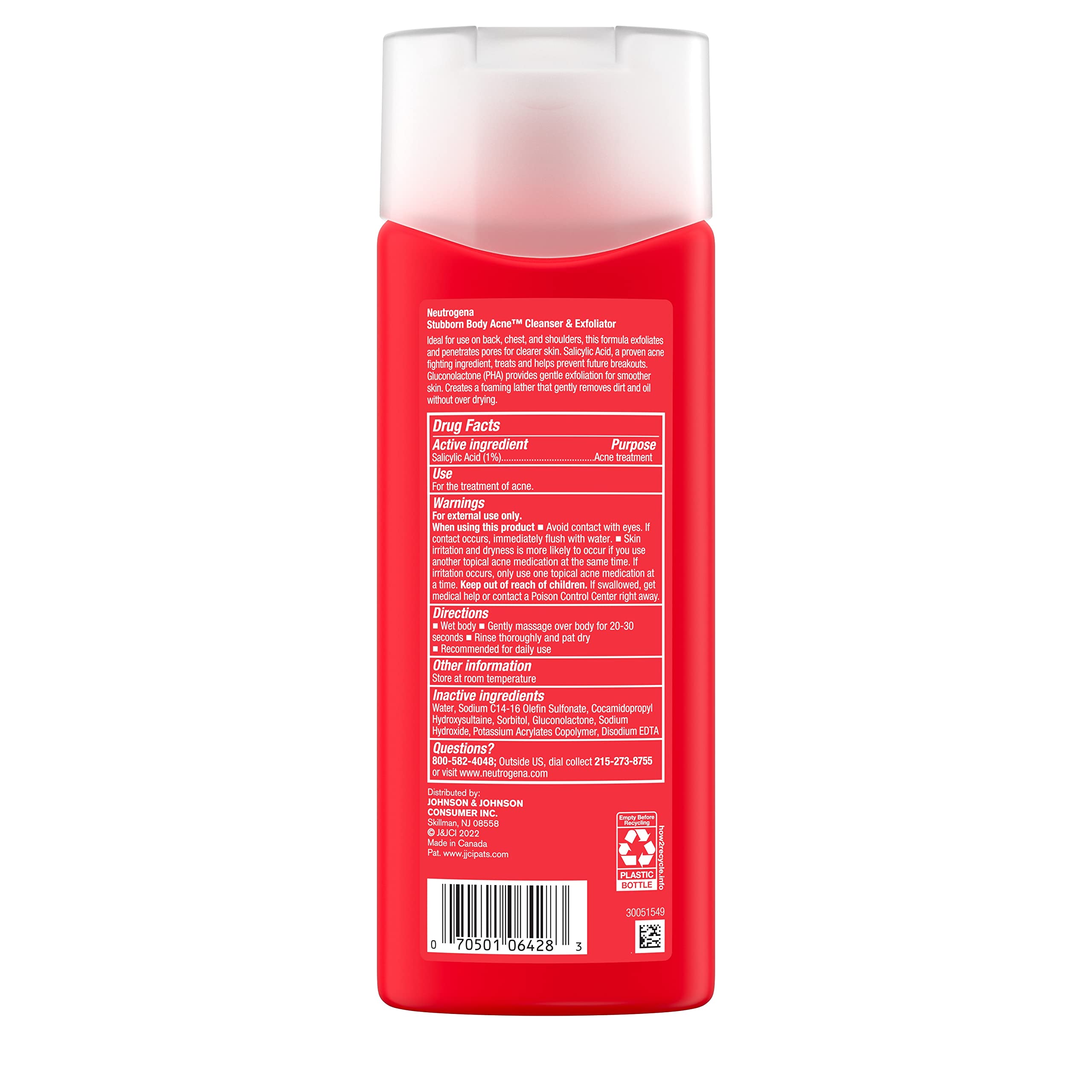 Foto 8 pulgar | Limpiador y Exfoliante Corporal Neutrogena Stubborn 250 Ml - Venta Internacional