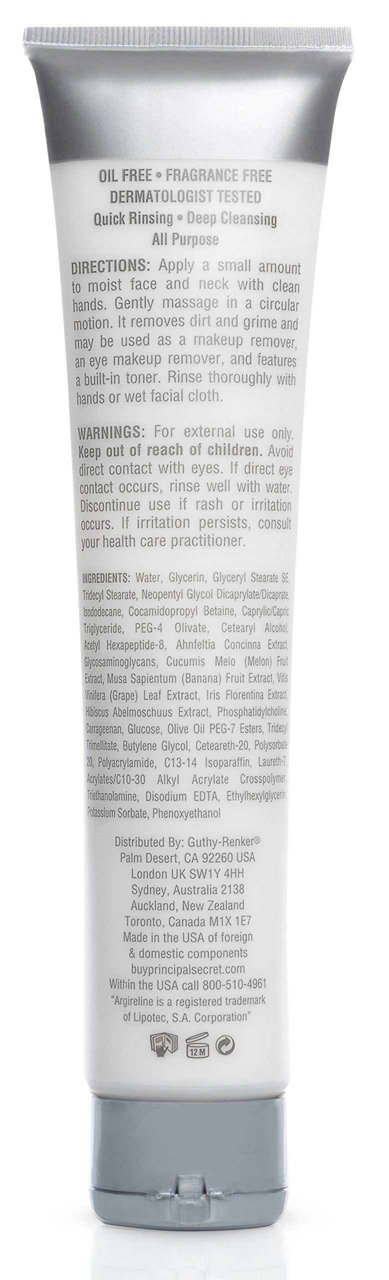 Foto 3 pulgar | Limpiador Facial Principal Secret Reclaim con Argireline 180 ml - Venta Internacional