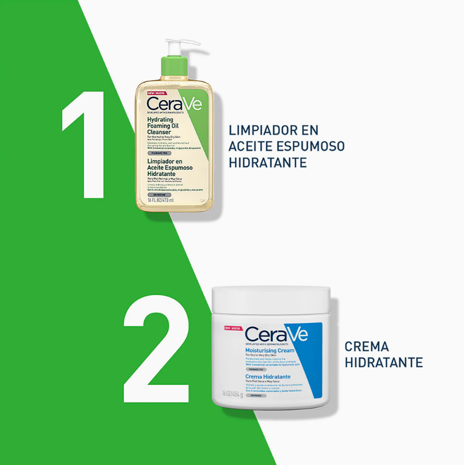 Foto 5 pulgar | Cerave Limpiador En Aceite Espumoso Facial Y Corporal 473ml | Hidratante, Piel Seca, Sensible, Sin Grasa