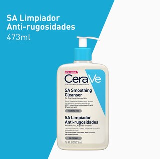Foto 2 | Cerave Sa Limpiador Anti-rugosidades Exfoliante Con Ácido Salicílico Y Ceramidas Para Piel Seca O Áspera 473ml