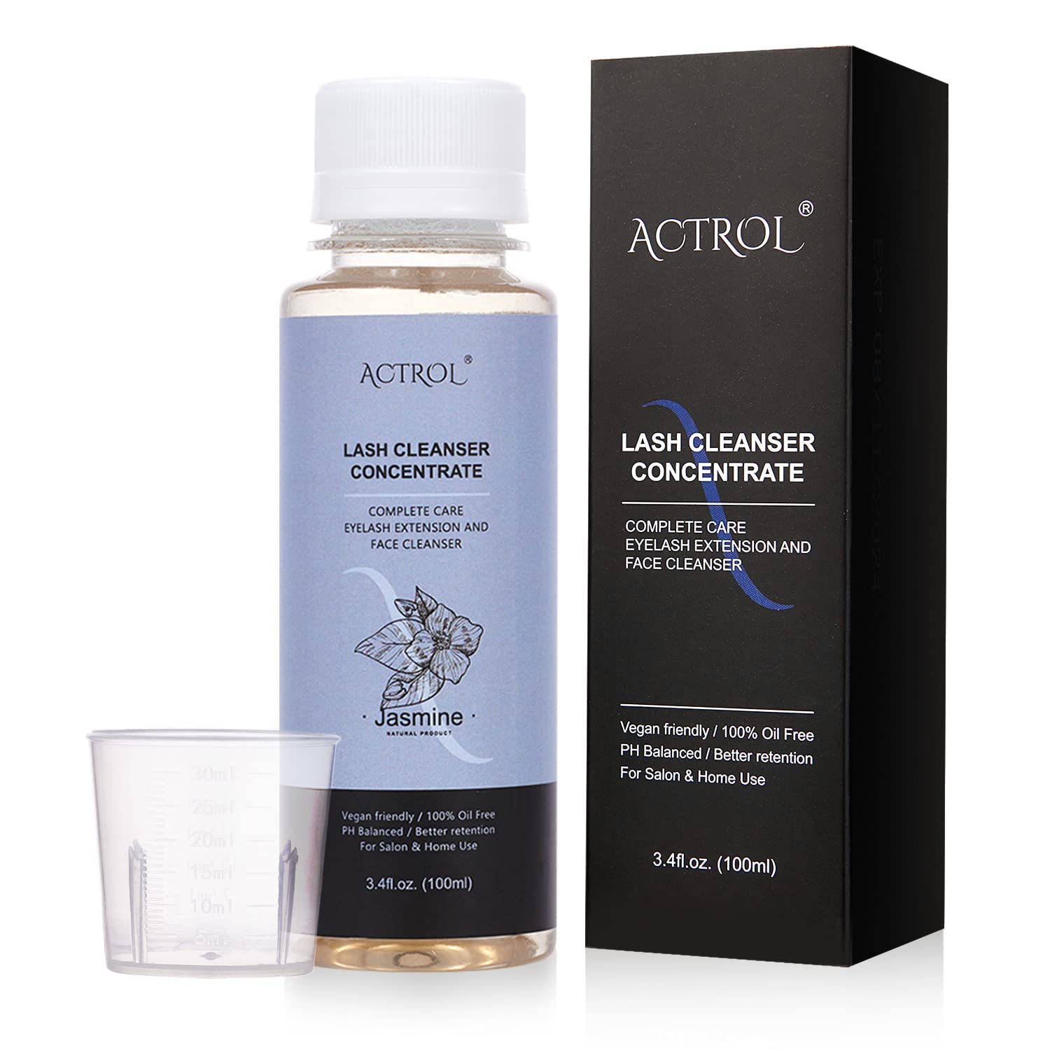 Foto 2 pulgar | Concentrado Limpiador de Pestañas Actrol 100 ml Jasmine Professional - Venta Internacional