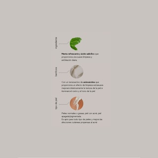 Foto 4 | Skincare Truth Peppermint Salicylic Cleanser Color Negro 120 Ml