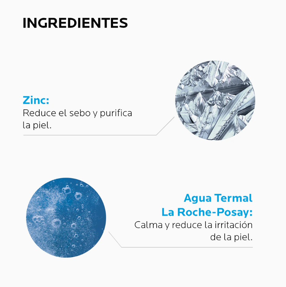 Foto 3 pulgar | La Roche Posay Effaclar Gel Limpiador Facial Piel Grasa Sensible Control Brillo Y Puntos Negros 200ml