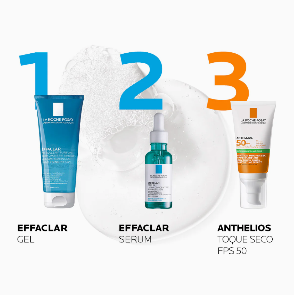 Foto 6 pulgar | La Roche Posay Effaclar Gel Limpiador Facial Piel Grasa Sensible Control Brillo Y Puntos Negros 200ml