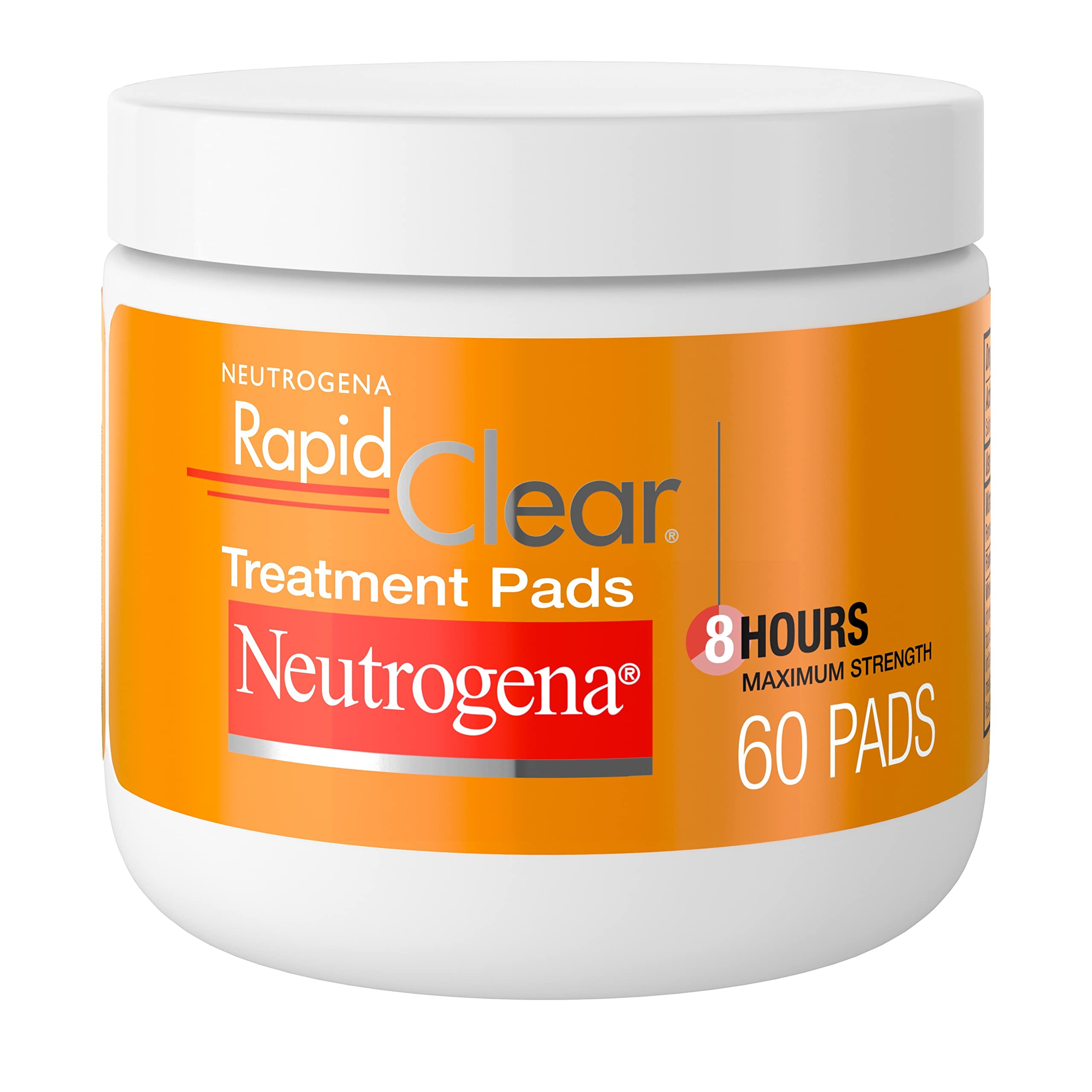 Almohadillas Limpiadoras Faciales Neutrogena Rapid Clear Con Ácido Salicílico Al 2% - Venta Internacional.