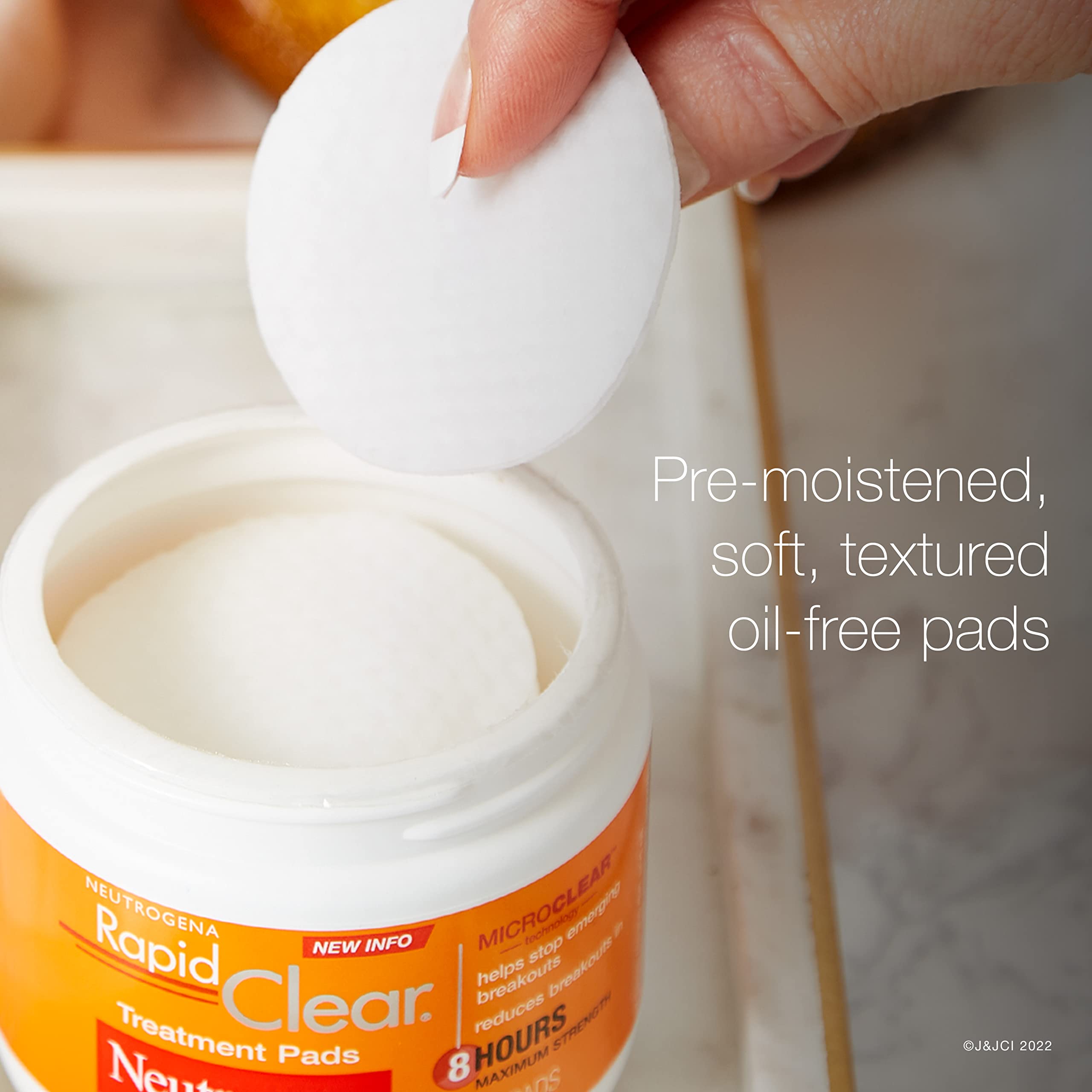 Foto 3 pulgar | Almohadillas Limpiadoras Faciales Neutrogena Rapid Clear Con Ácido Salicílico Al 2% - Venta Internacional.