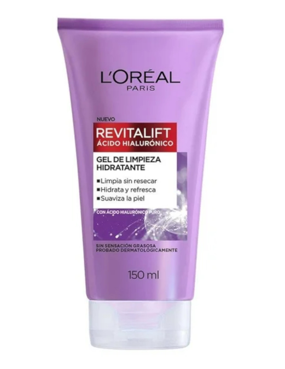 Foto 3 pulgar | Gel Limpiador Facial L'oréal Paris Con Ácido Hialurónico + Termo De Agua Güish