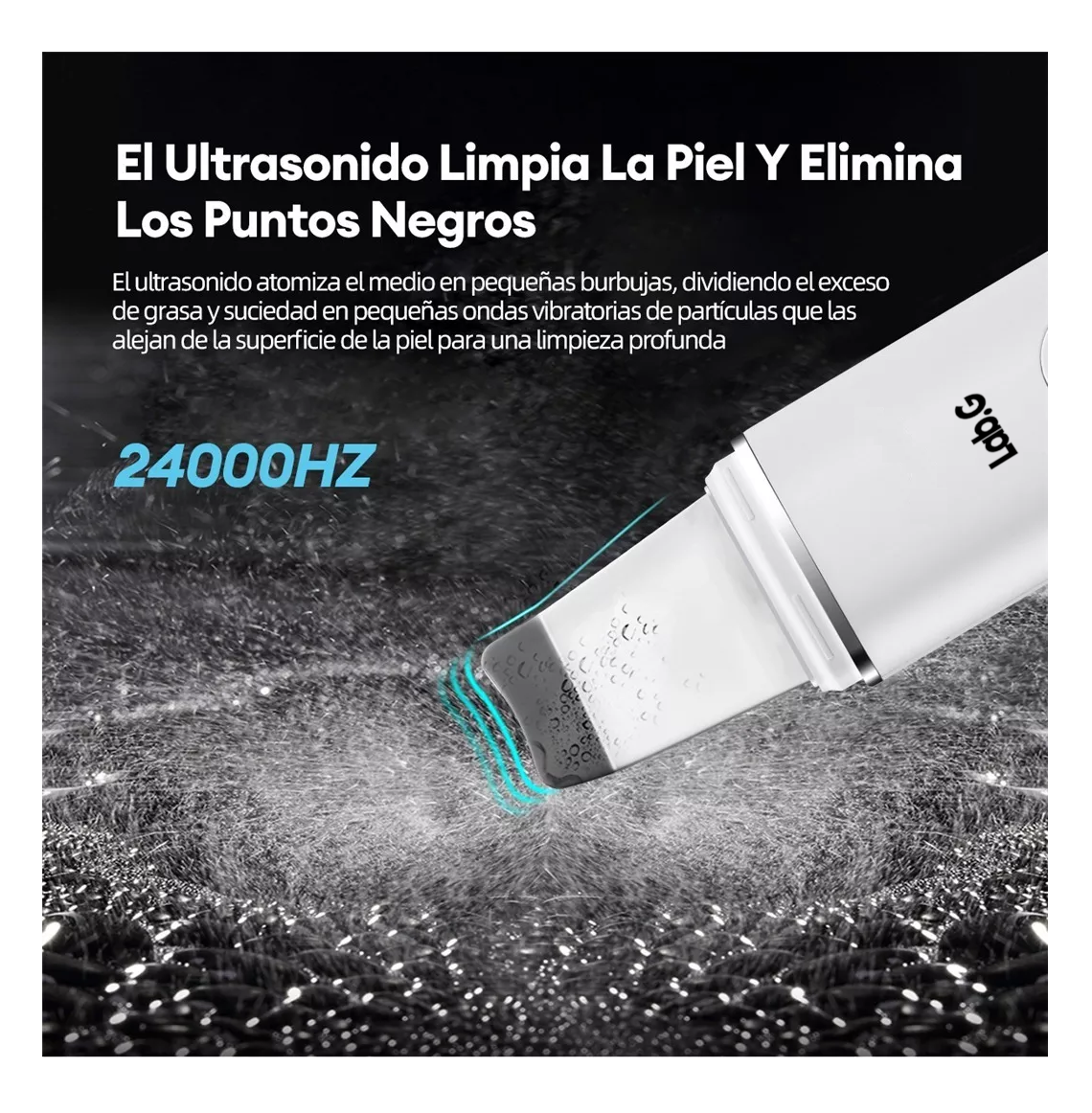 Foto 3 pulgar | Limpiador Facial Espátula Ultrasónica Lab.g Blanco