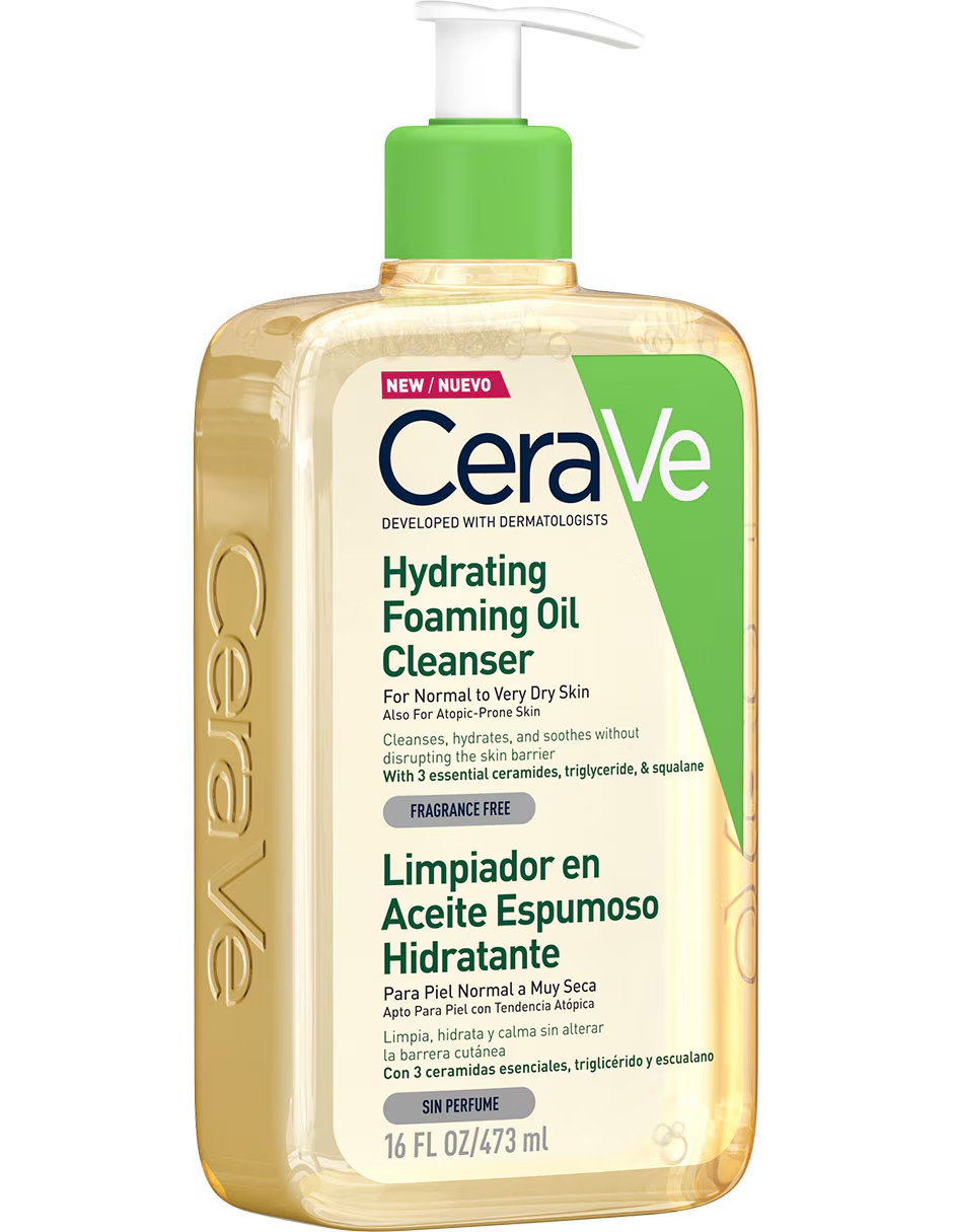Foto 4 pulgar | Cerave Aceite Limpiador Piel Normal A Muy Seca + Termo De Agua De Regalo Güish