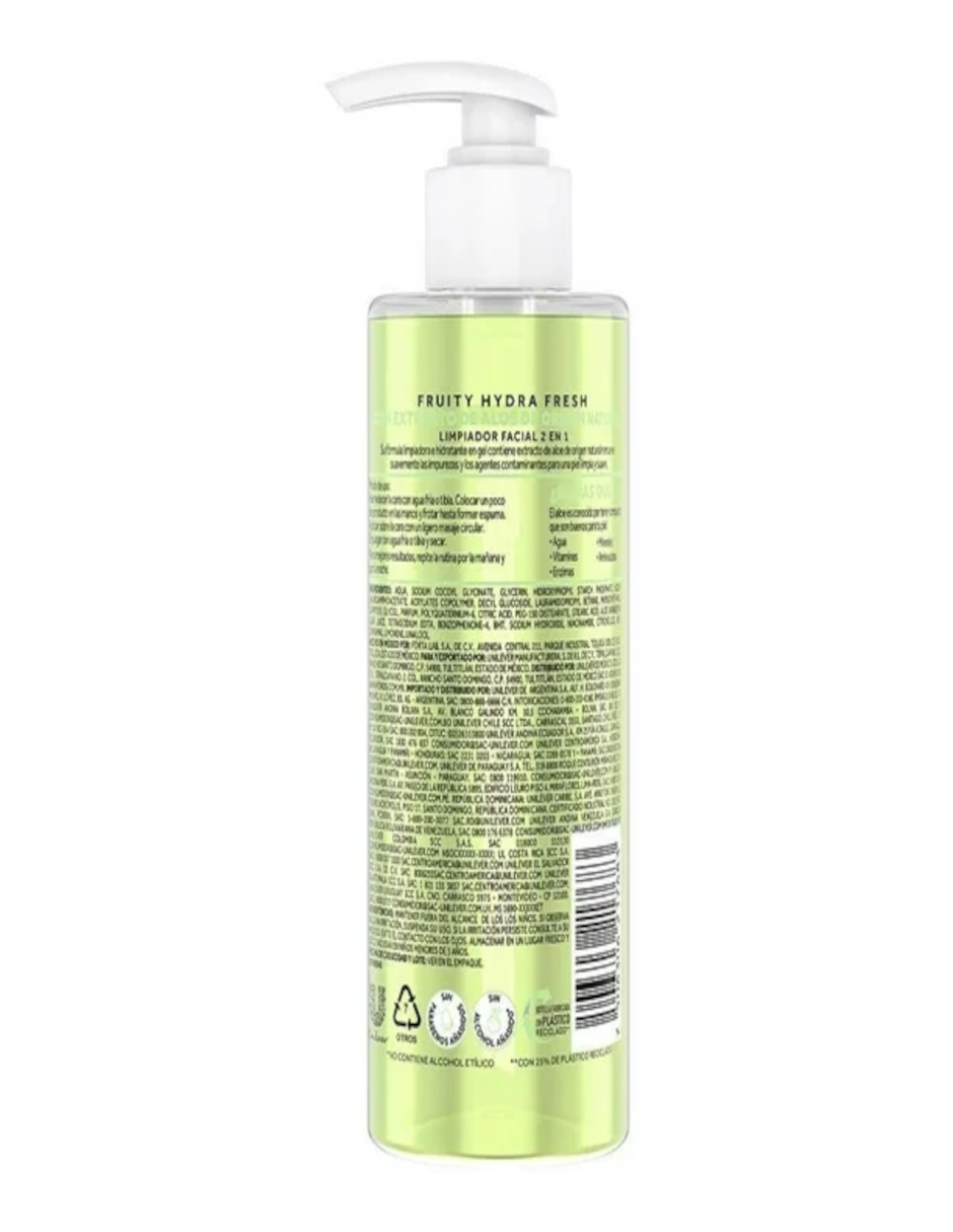 Foto 4 pulgar | Pond's Gel Limpiador Facial Fruity Hydra Fresh Aloe + Termo De Agua De Regalo Güish