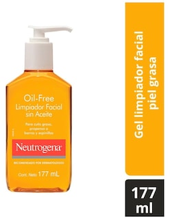 Foto 4 | Gel Limpiador Facial Neutrogena Oilfree Ácido Salicíl + Termo De Agua De Regalo Güish
