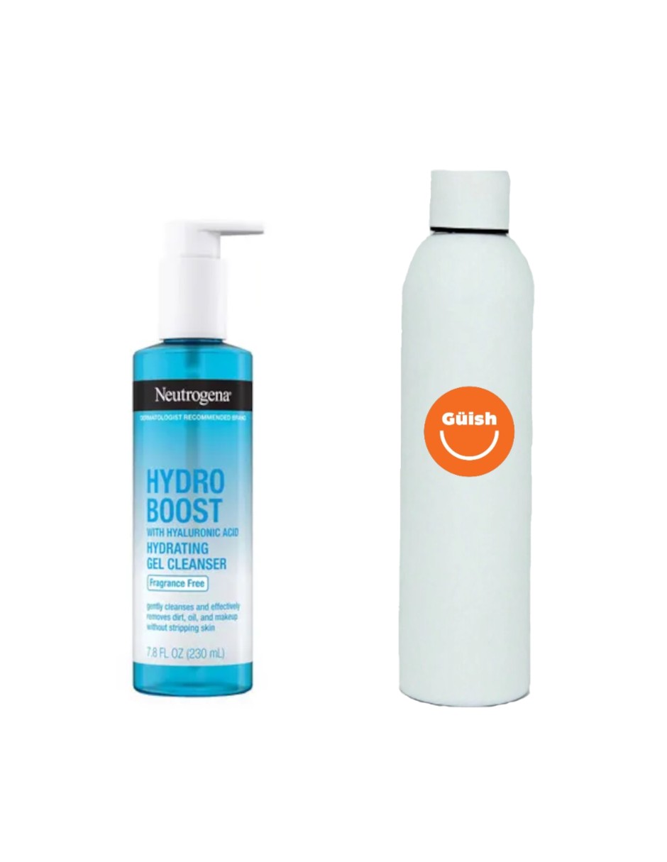Limpiador Facial Neutrogena Hydroboost Sin Fragancia + Termo de agua de regalo GÜISH