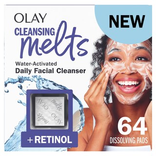 Foto 1 | Limpiador Facial Cleansing Melts + Retinol Olay, 64 Unidades (2 X 32 Unidades) - Venta Internacional.