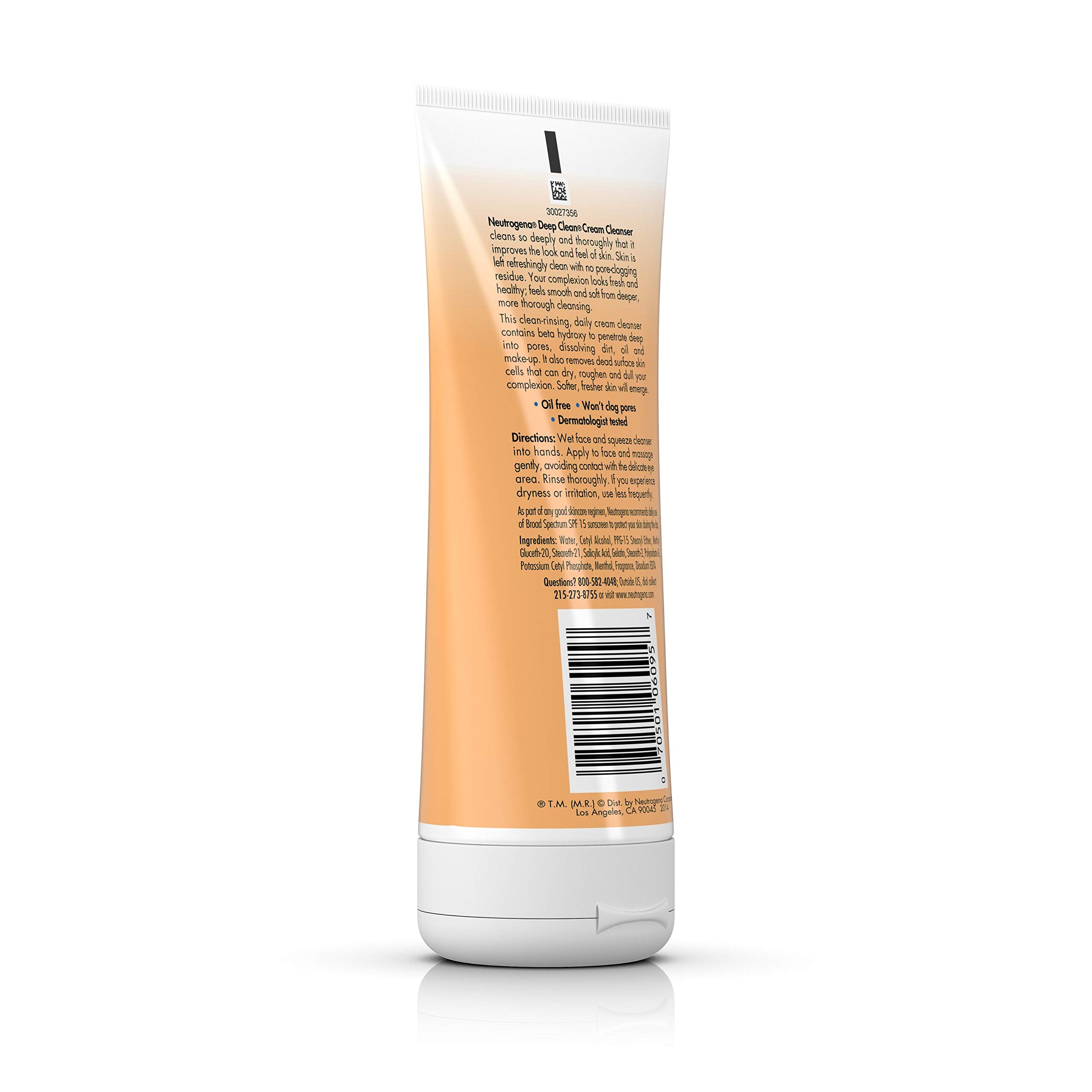 Foto 7 pulgar | Crema Limpiadora Facial Neutrogena Deep Clean 200 Ml - Venta Internacional.