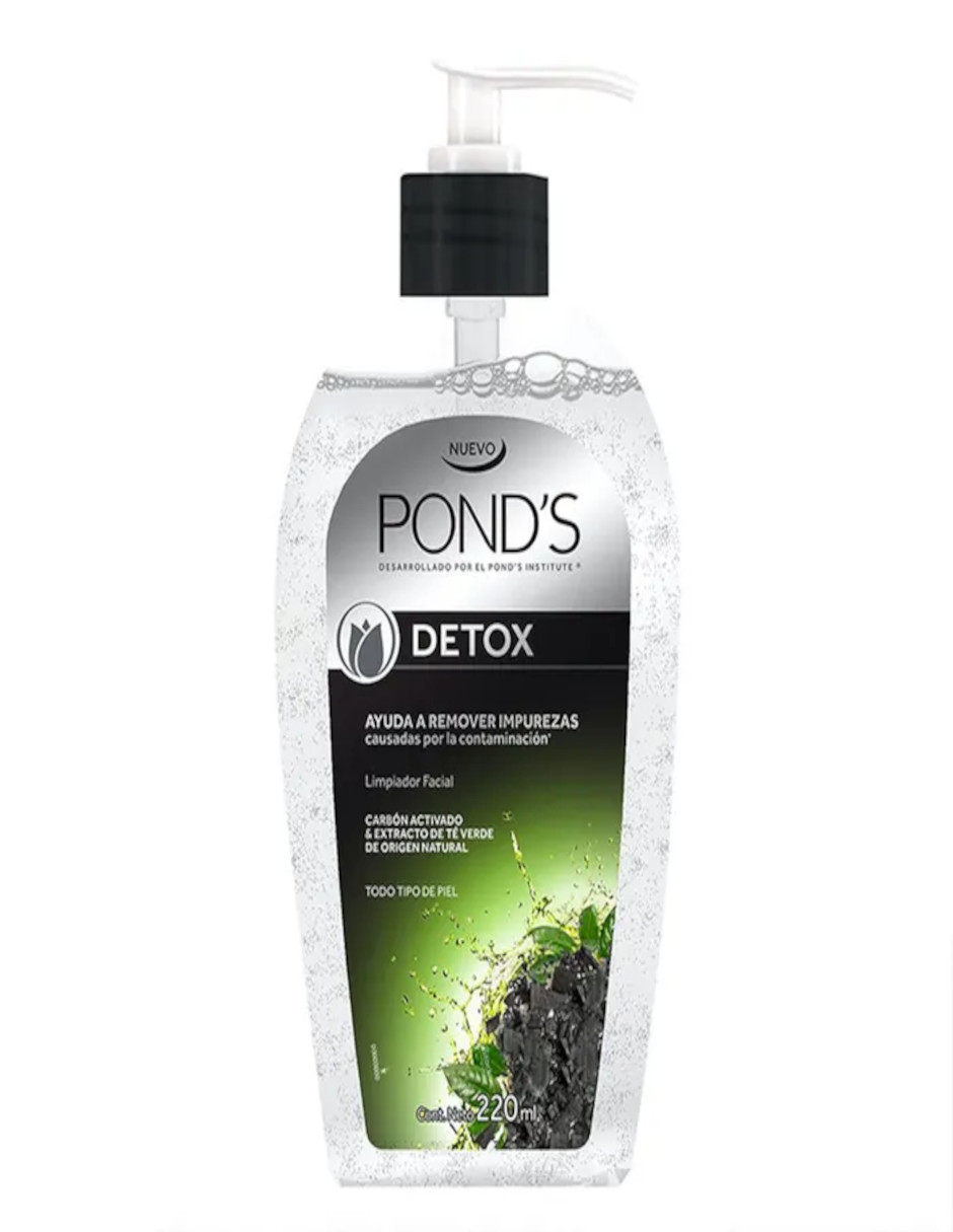 Foto 3 pulgar | Pond's Limpiador Facial Detox Con Carbón Activado + Termo Güish Gratis