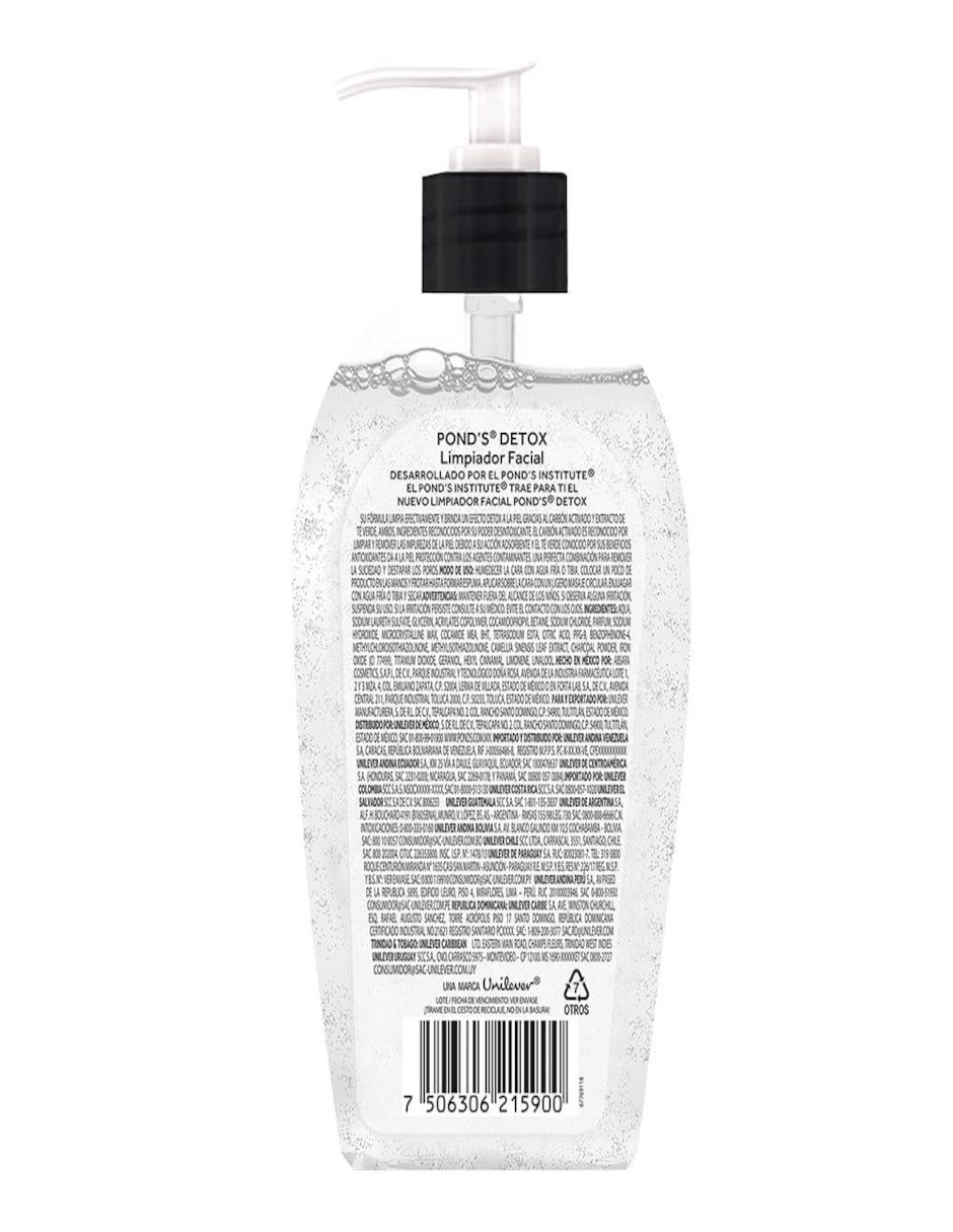 Foto 4 pulgar | Pond's Limpiador Facial Detox Con Carbón Activado + Termo Güish Gratis