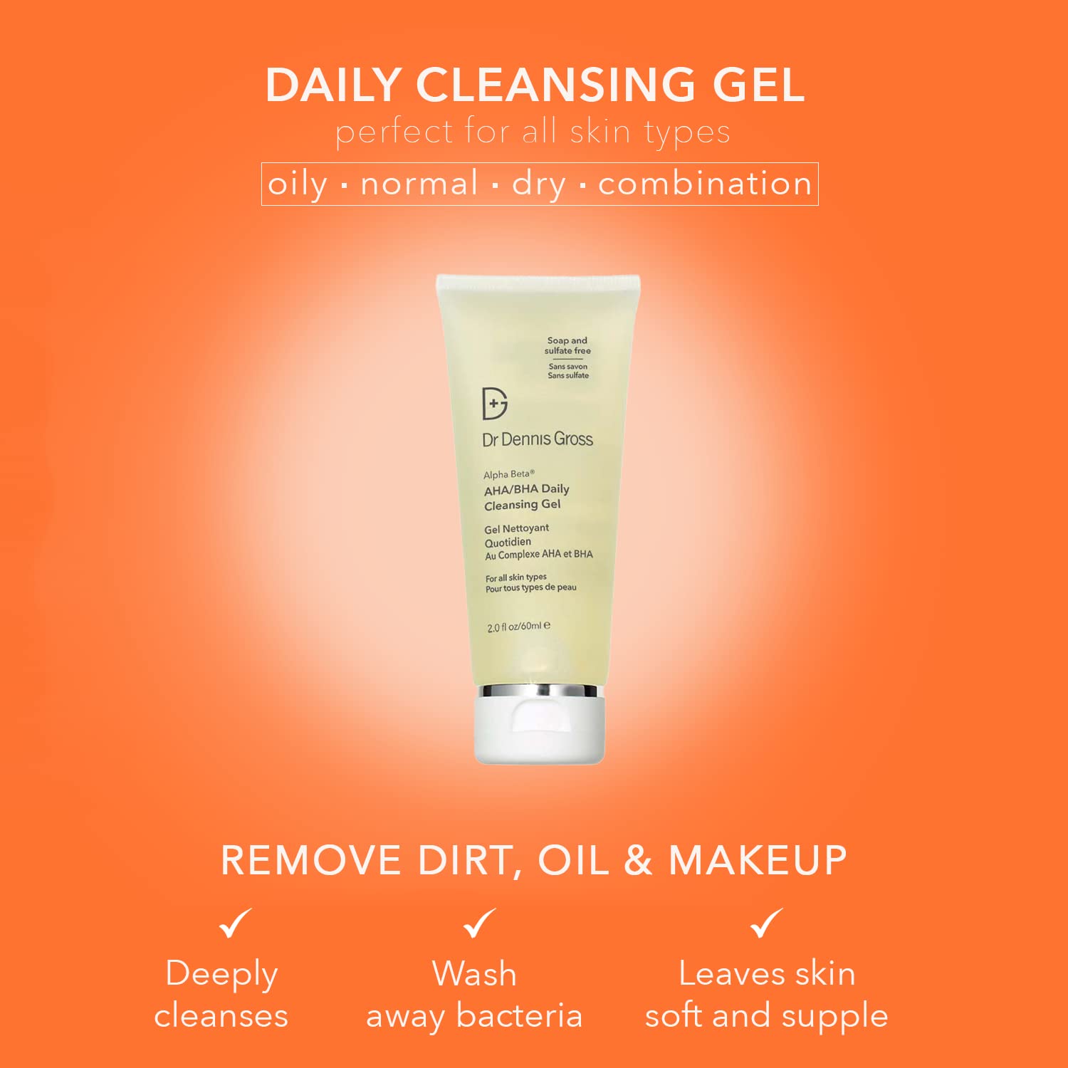 Foto 2 | Gel Limpiador Dr. Dennis Gross Alpha Beta  Aha/bha 60 Ml - Venta Internacional.