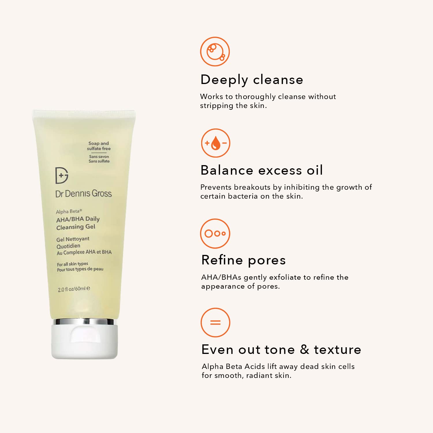 Foto 4 pulgar | Gel Limpiador Dr. Dennis Gross Alpha Beta  Aha/bha 60 Ml - Venta Internacional.