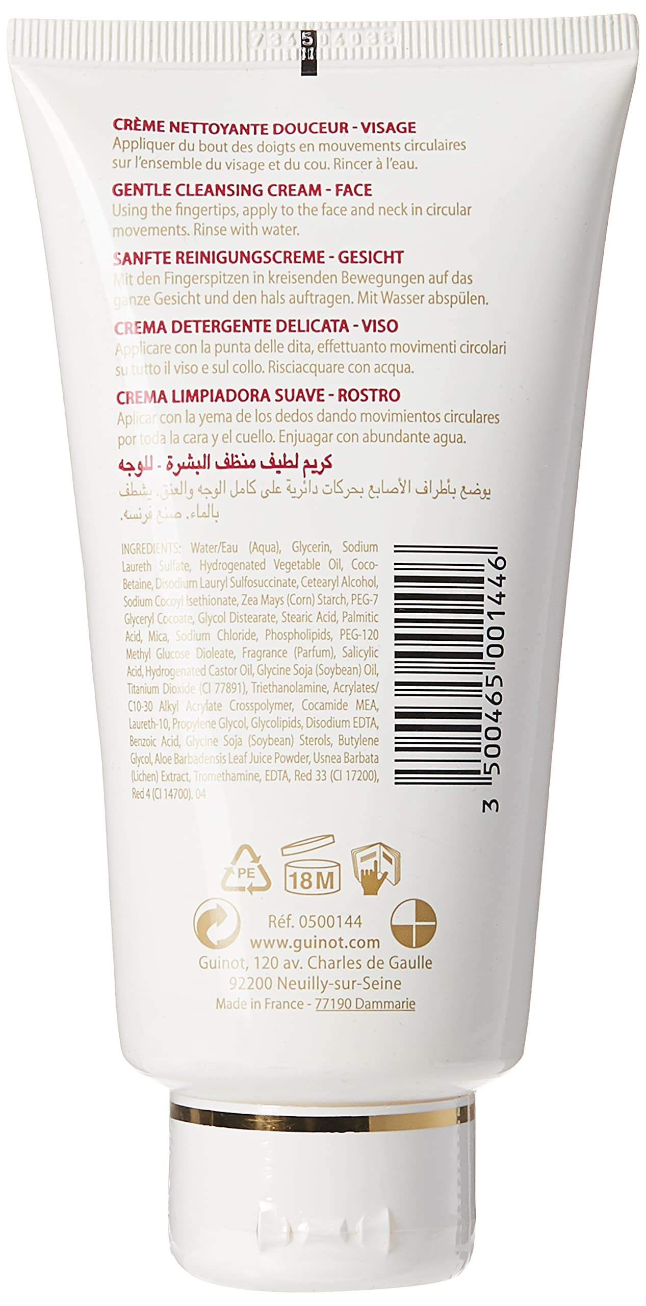 Foto 3 pulgar | Limpiador Facial Guinot Hydra Tendre 130ml - Venta Internacional.