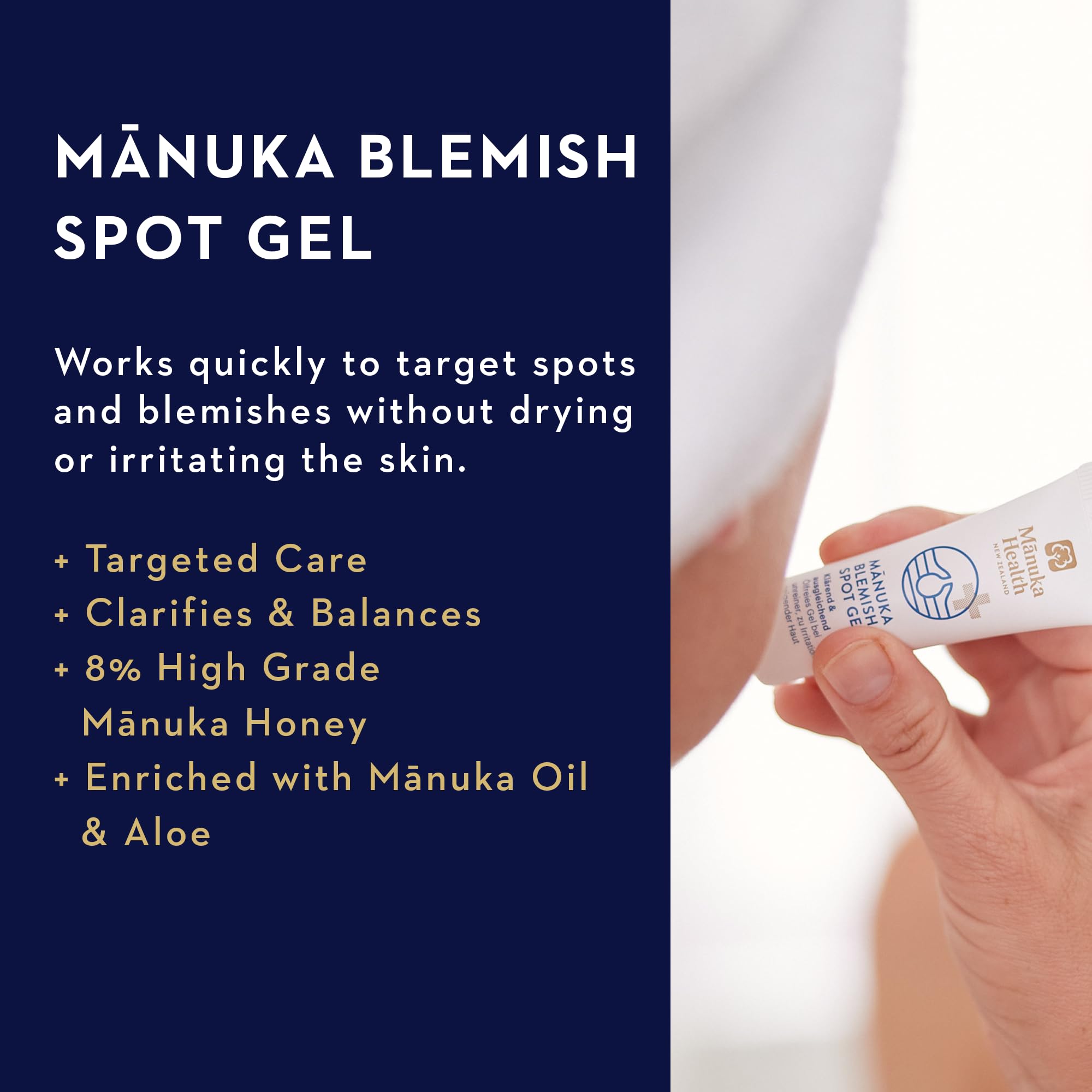 Foto 3 pulgar | Gel para Manchas Manuka Health Manuka Blemish con Miel 20 ml - Venta Internacional