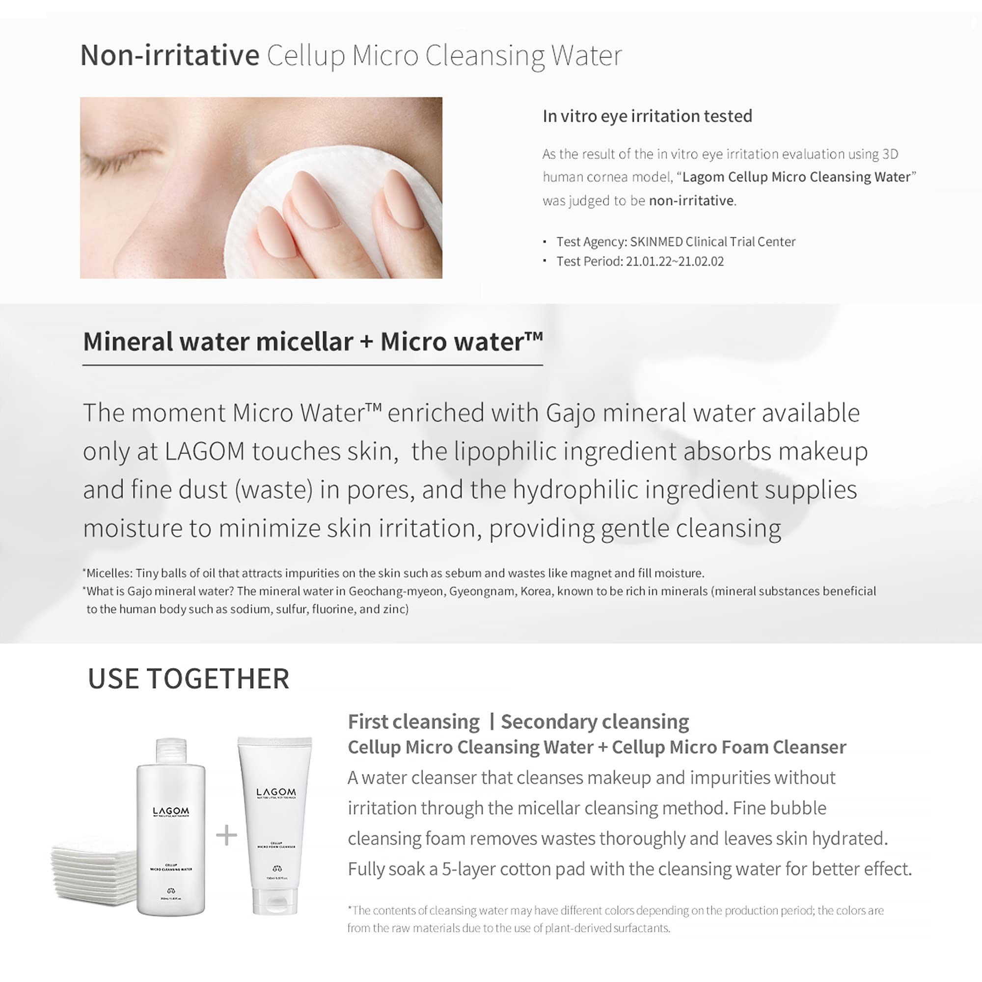 Foto 8 pulgar | Agua Limpiadora Lagom Cellup Micro Natural Micellar 350ml - Venta Internacional.