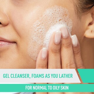 Foto 2 | Limpiador Facial Cerave, Gel De Limpieza Facial Diario Espumoso, 473 Ml, Aceite - Venta Internacional.