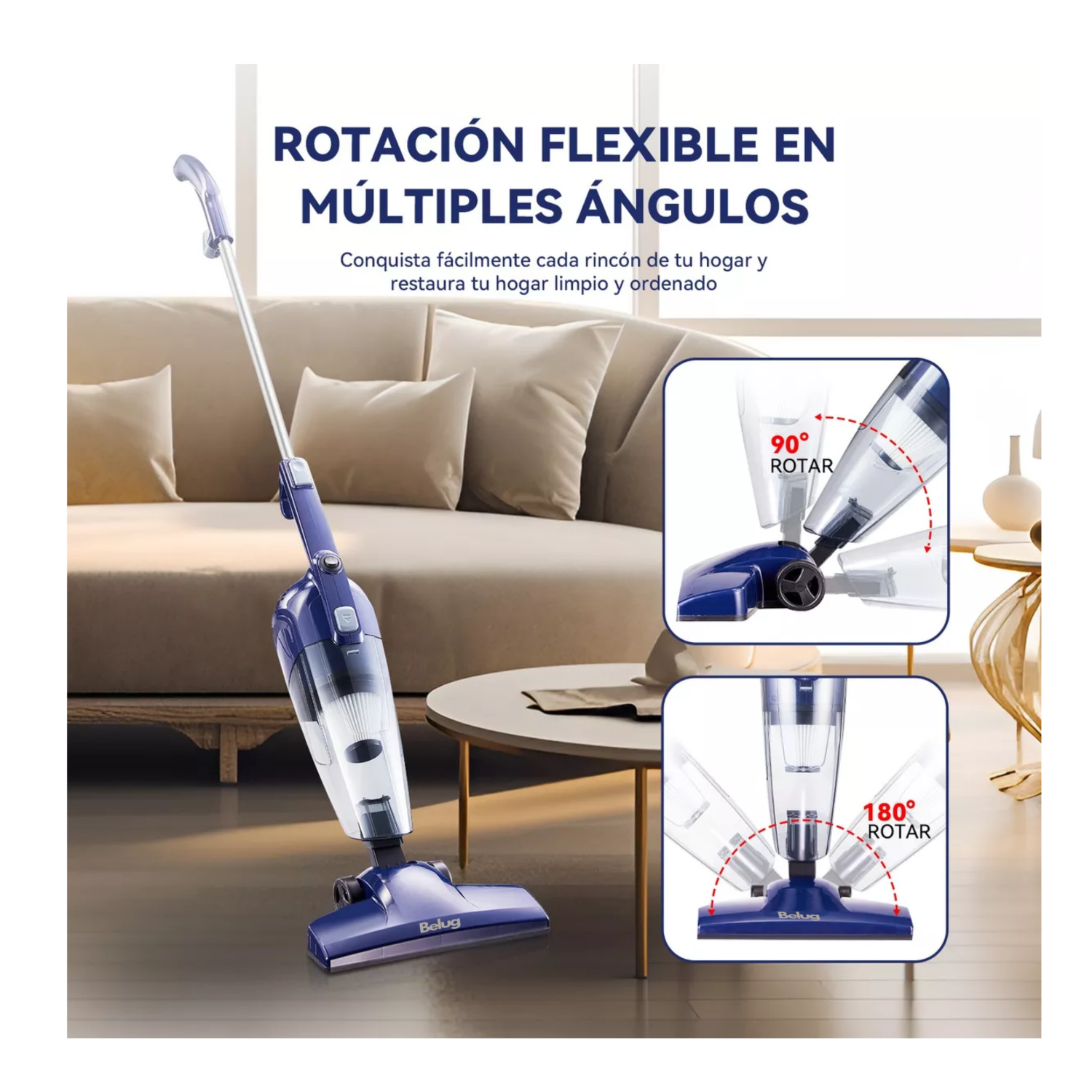 Foto 4 pulgar | Limpiador Facial Espátula Ultrasónica Skin Belug  Blanco