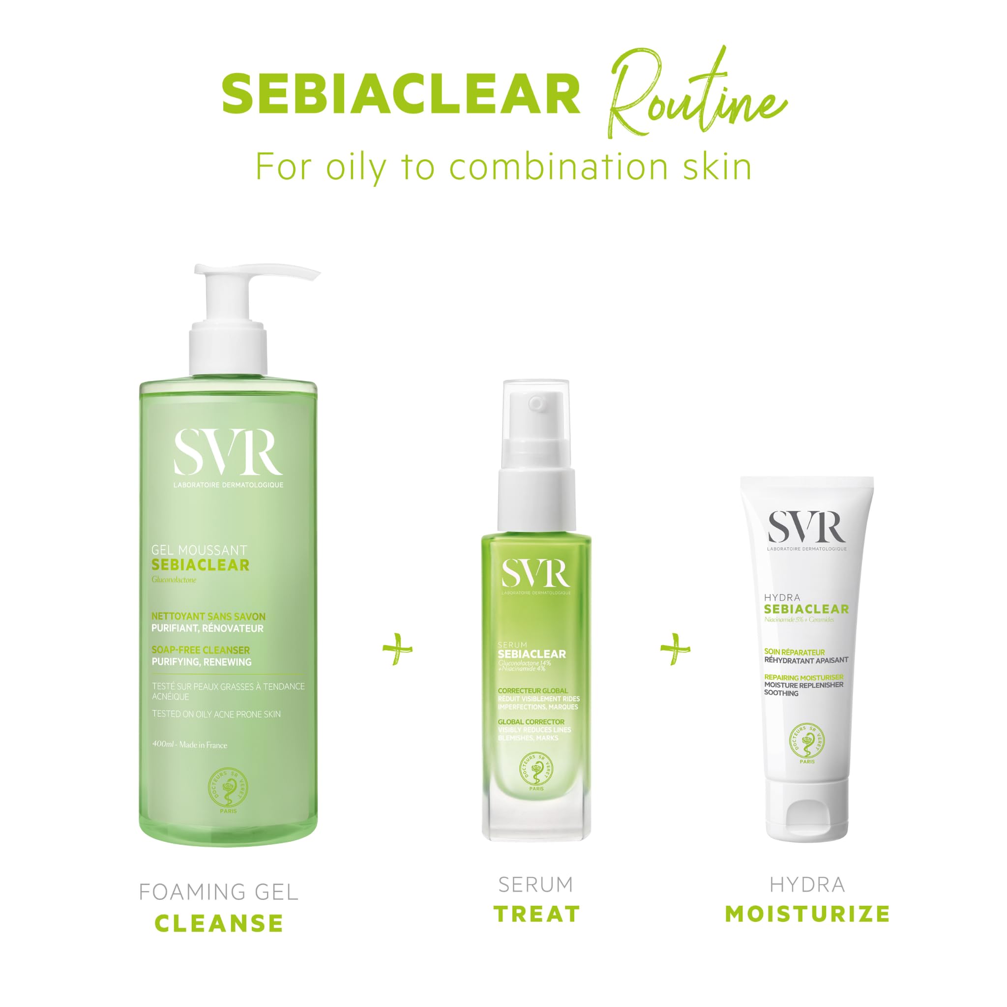 Foto 6 pulgar | Limpiador Facial Y Corporal Svr Sebiaclear Con Ácido Salicílico 400 Ml - Venta Internacional.