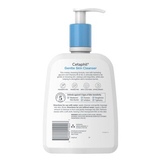 Foto 3 | Limpiador Cetaphil Gentle, 473 Ml, Sin Parabenos, Sin Fragancia - Venta Internacional.