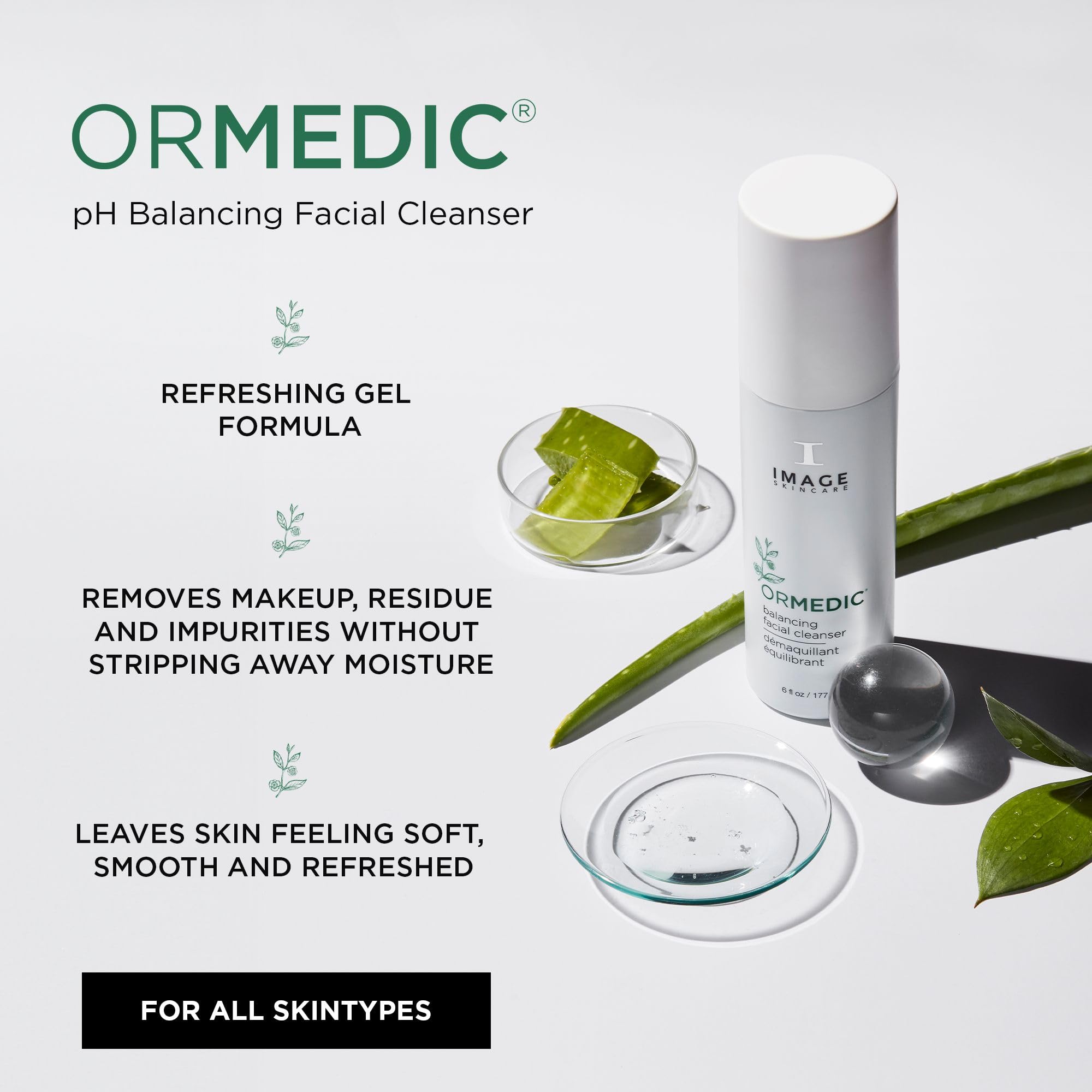 Foto 3 pulgar | Limpiador Facial Image Skincare Ormedic Balancing Aloe Vera 180 Ml - Venta Internacional.