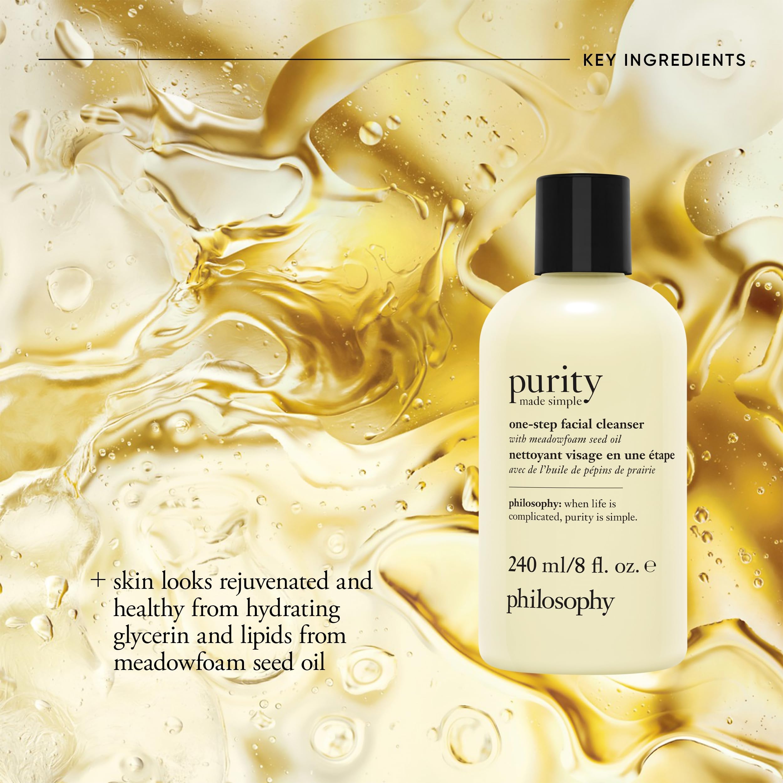 Foto 4 pulgar | Limpiador Facial Philosophy Purity Made Simple 240 Ml - Venta Internacional.