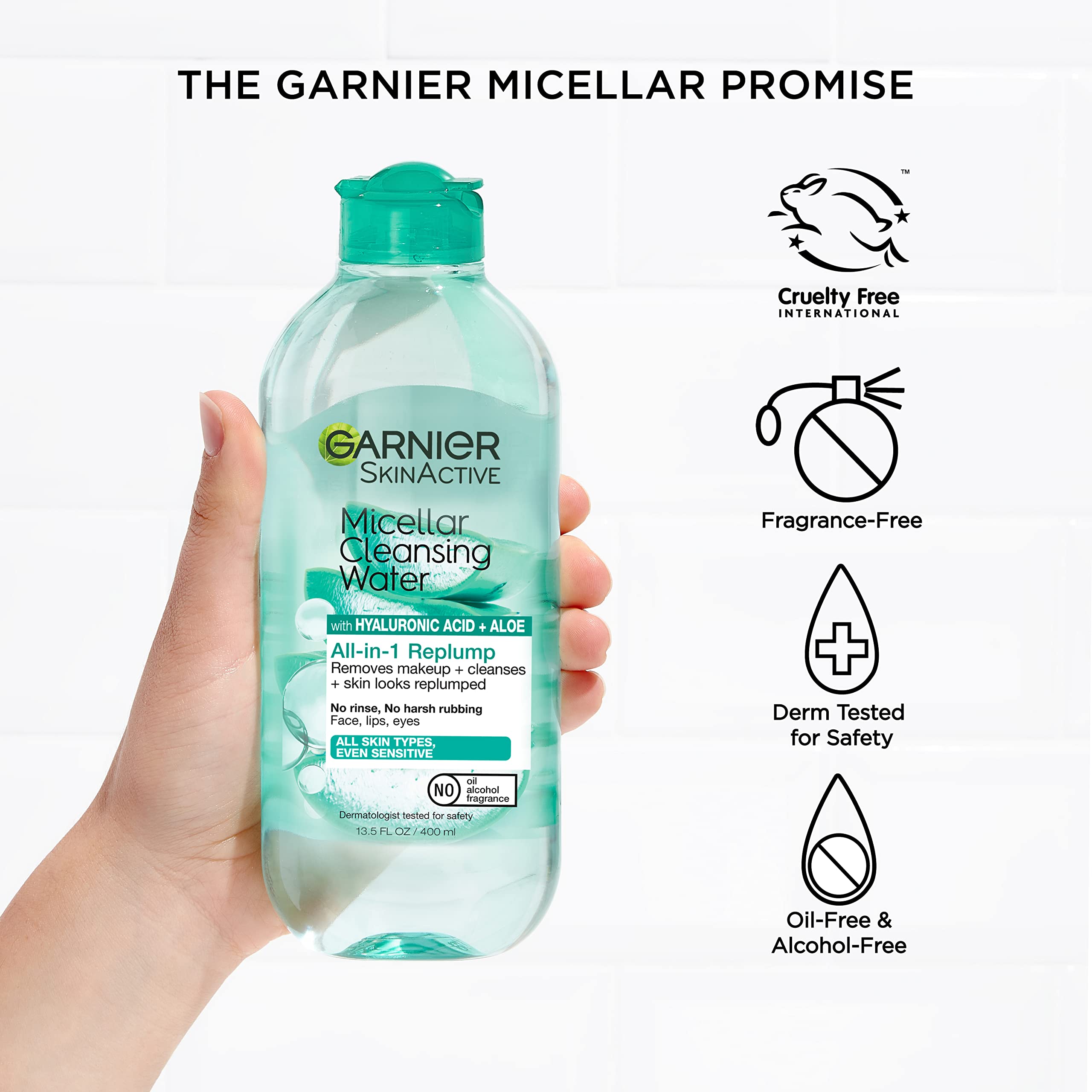 Foto 7 pulgar | Limpiador Facial Y Desmaquillante Garnier Micellar Water 400 Ml - Venta Internacional.