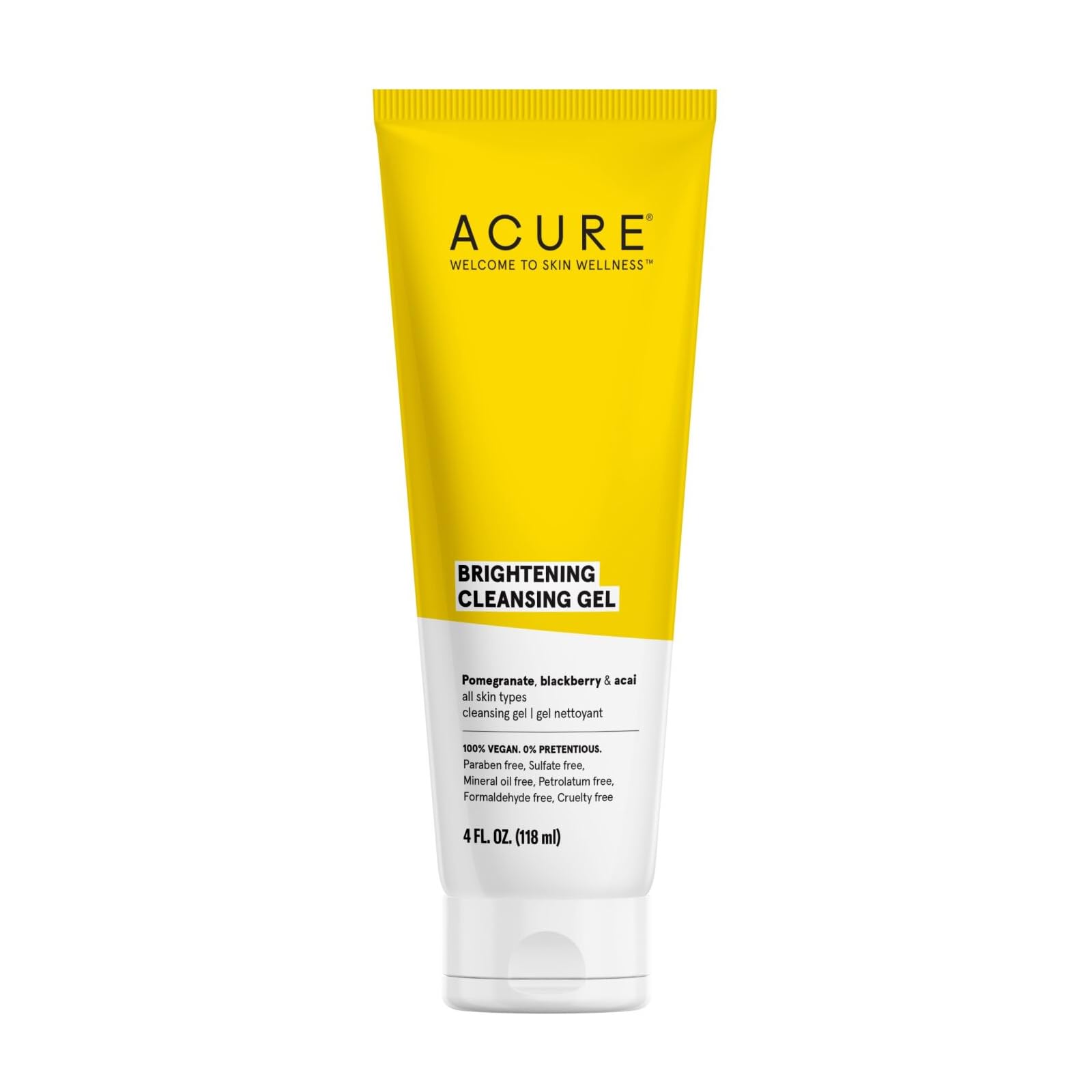 Foto 2 pulgar | Gel Limpiador Acure Brightening 120 Ml Vegan Con Granada - Venta Internacional.