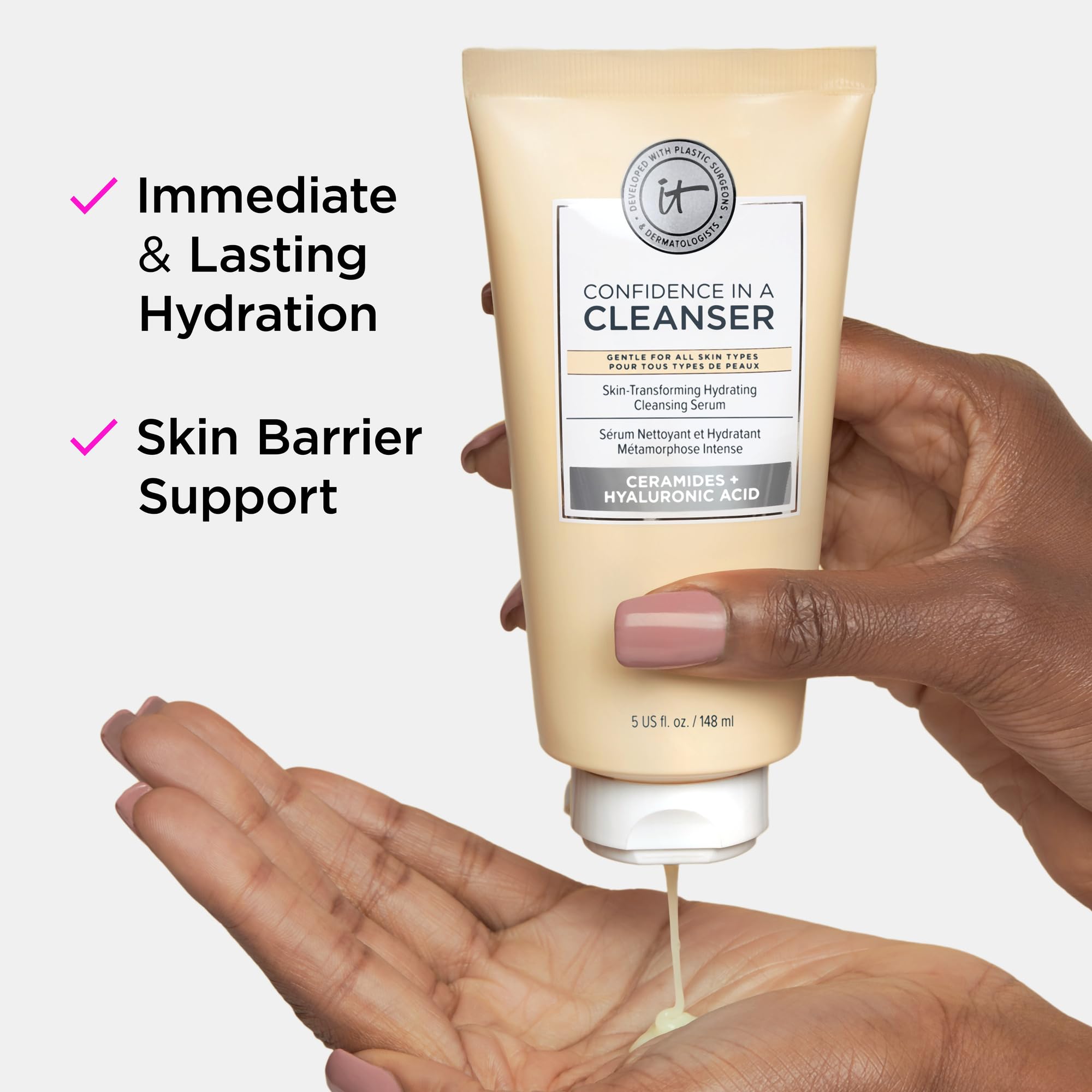 Foto 4 pulgar | Face Wash It Cosmetics Confidence In A Cleanser, 50 Ml - Venta Internacional.