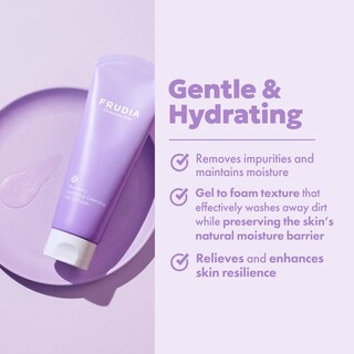 Foto 2 | Limpiador Facial Frudia Blueberry, Gel Hidratante Para Hacer Espuma, 145 Ml - Venta Internacional.